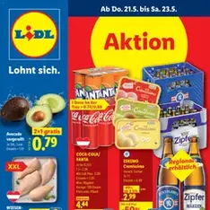 Lidl - Flugblatt - Prospekt Vorschau gültig ab 21.05.2026