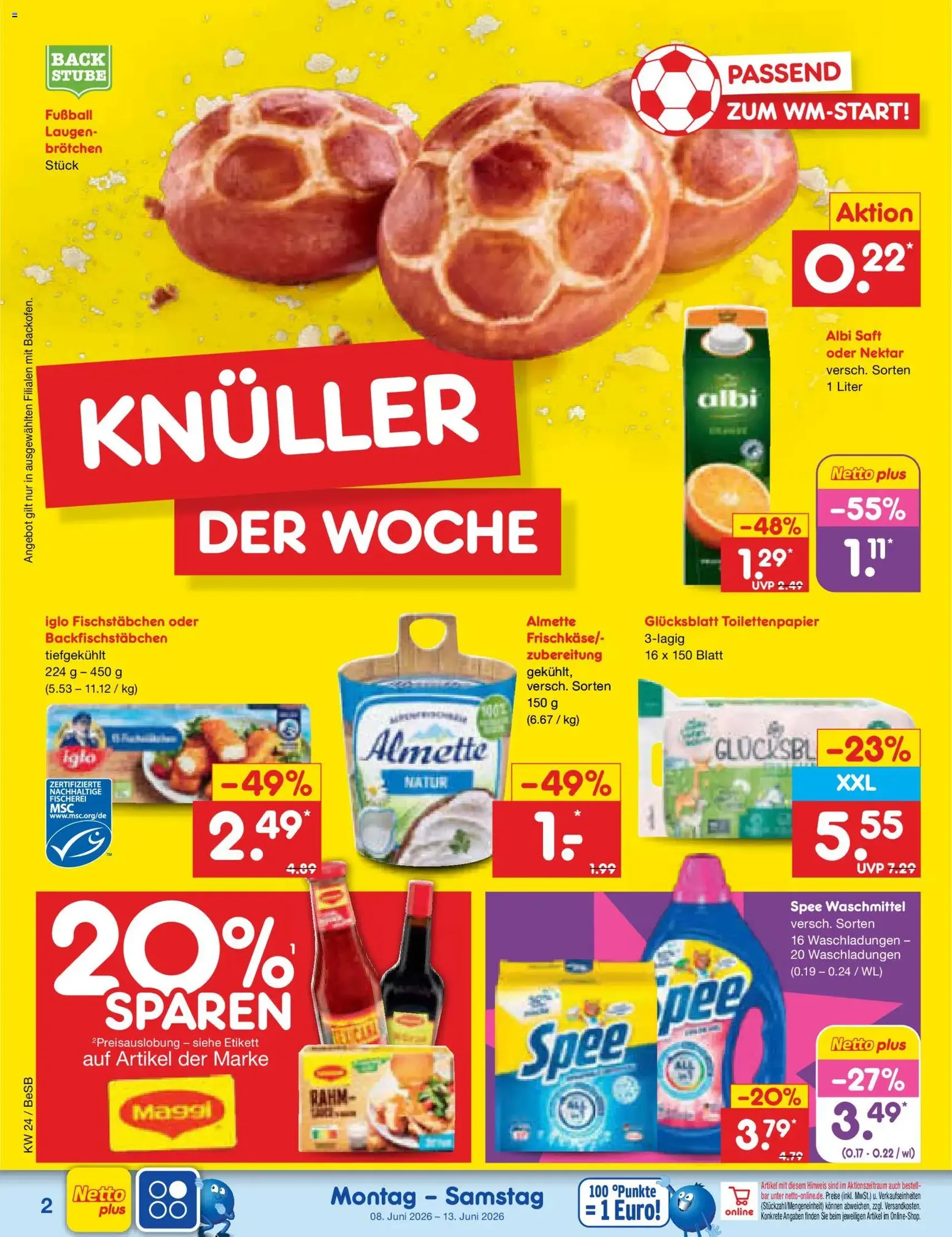 Netto Marken-Discount Prospekt - Gültiger Prospekt ab 08.06.2026, Seite 4 von insgesamt 60