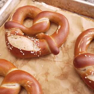 Recipe preview Homemade German-style Soft Sourdough Pretzel recipe