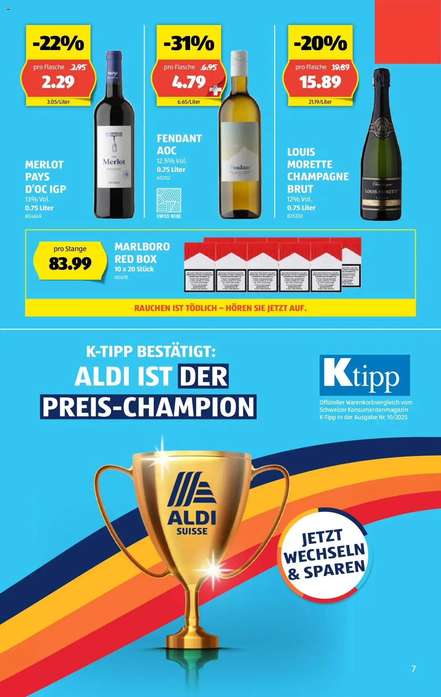 Aldi Aktionen - Gültiger Prospekt ab 14.08.2025, Seite 7 von insgesamt 31 Aldi Aktionen - Gültiger Prospekt ab 14.08.2025, Seite 7 von insgesamt 31