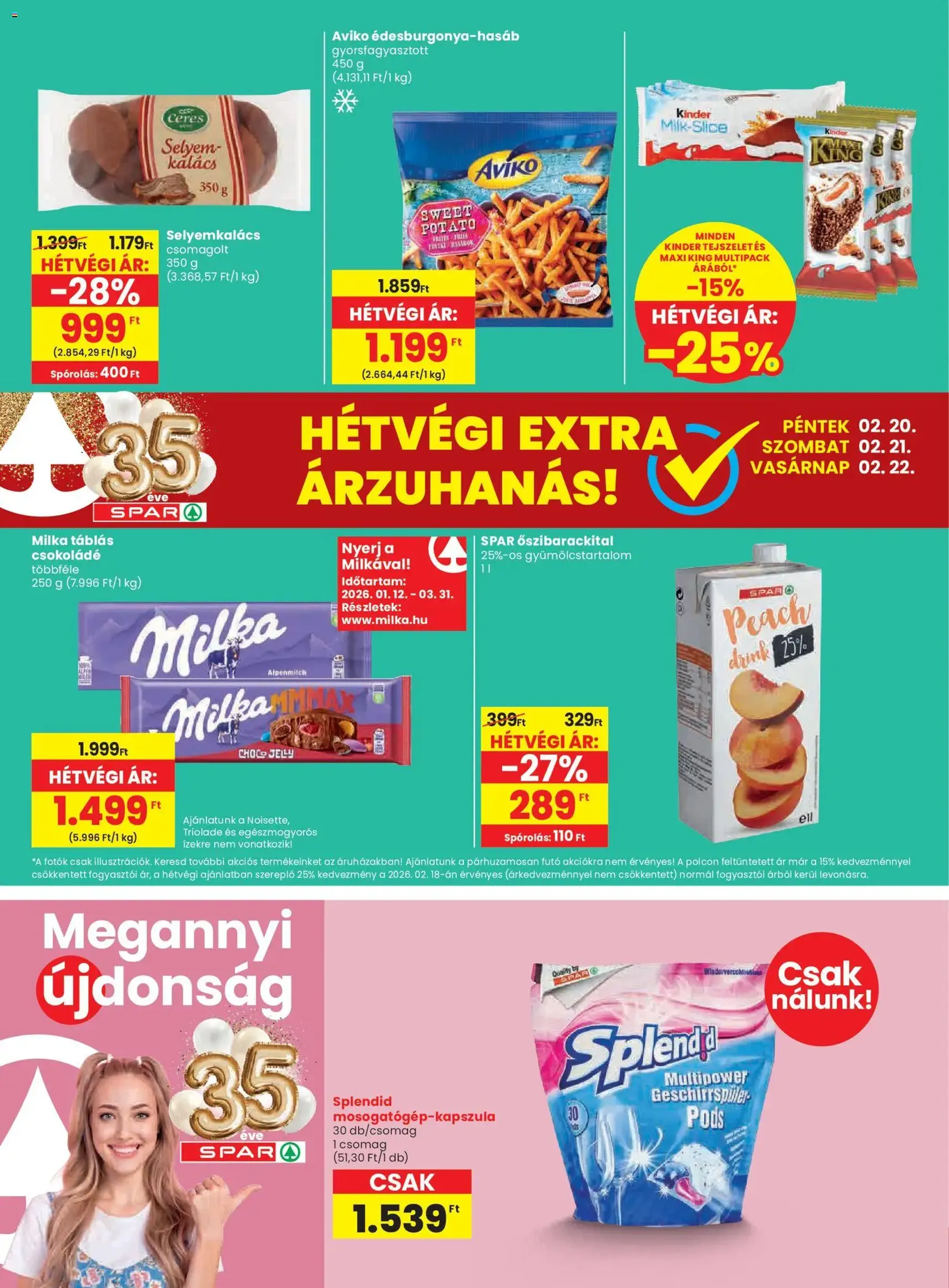Spar Akciós újság - 2026.02.19. érvényes szórólap 24 oldal 24 oldalból