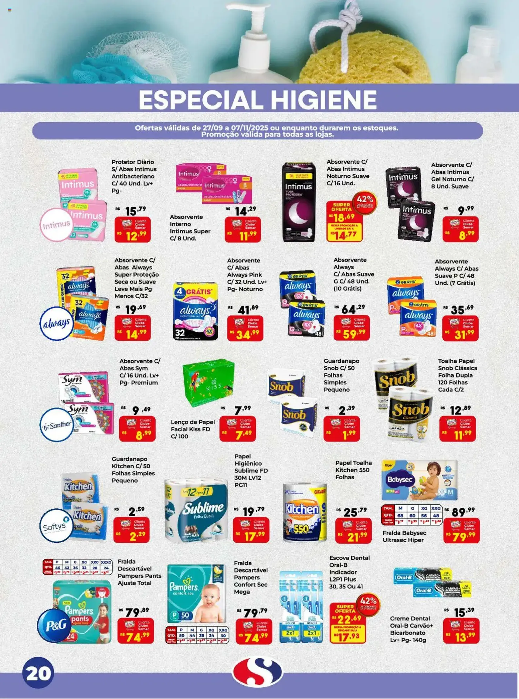 Semar Supermercado - Ofertas do Mês - folheto válido a partir de 27/09/2025 página 20 de 24 Semar Supermercado - Ofertas do Mês - folheto válido a partir de 27/09/2025 página 20 de 24