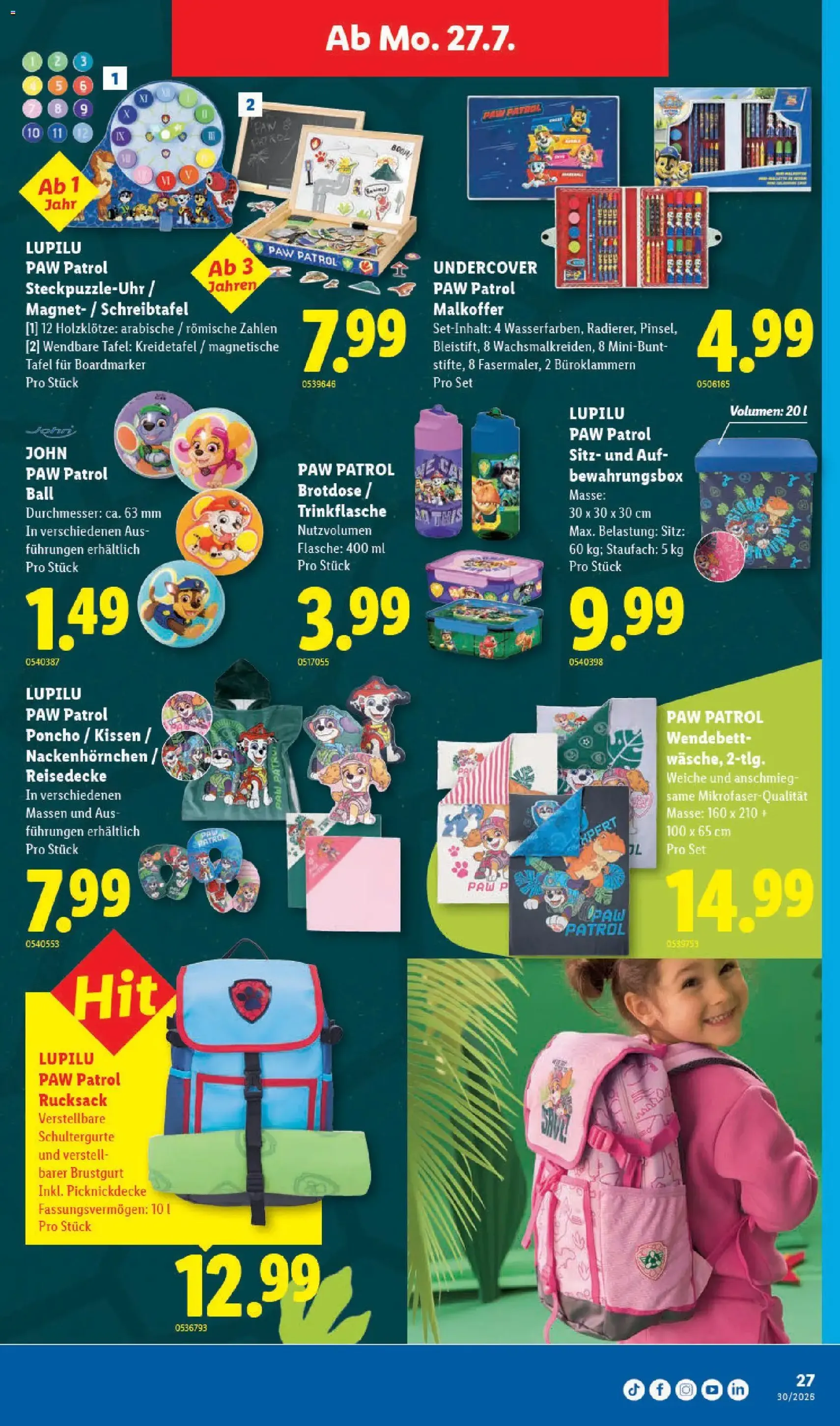 Lidl aktionen - Gültiger Prospekt ab 23.07.2026, Seite 27 von insgesamt 32