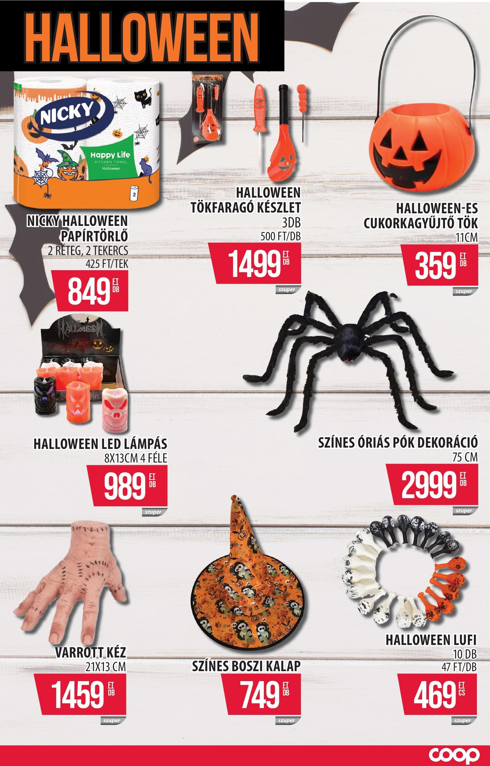 COOP Szolnok Akciós újság - 2025.10.09. érvényes szórólap 13 oldal 15 oldalból