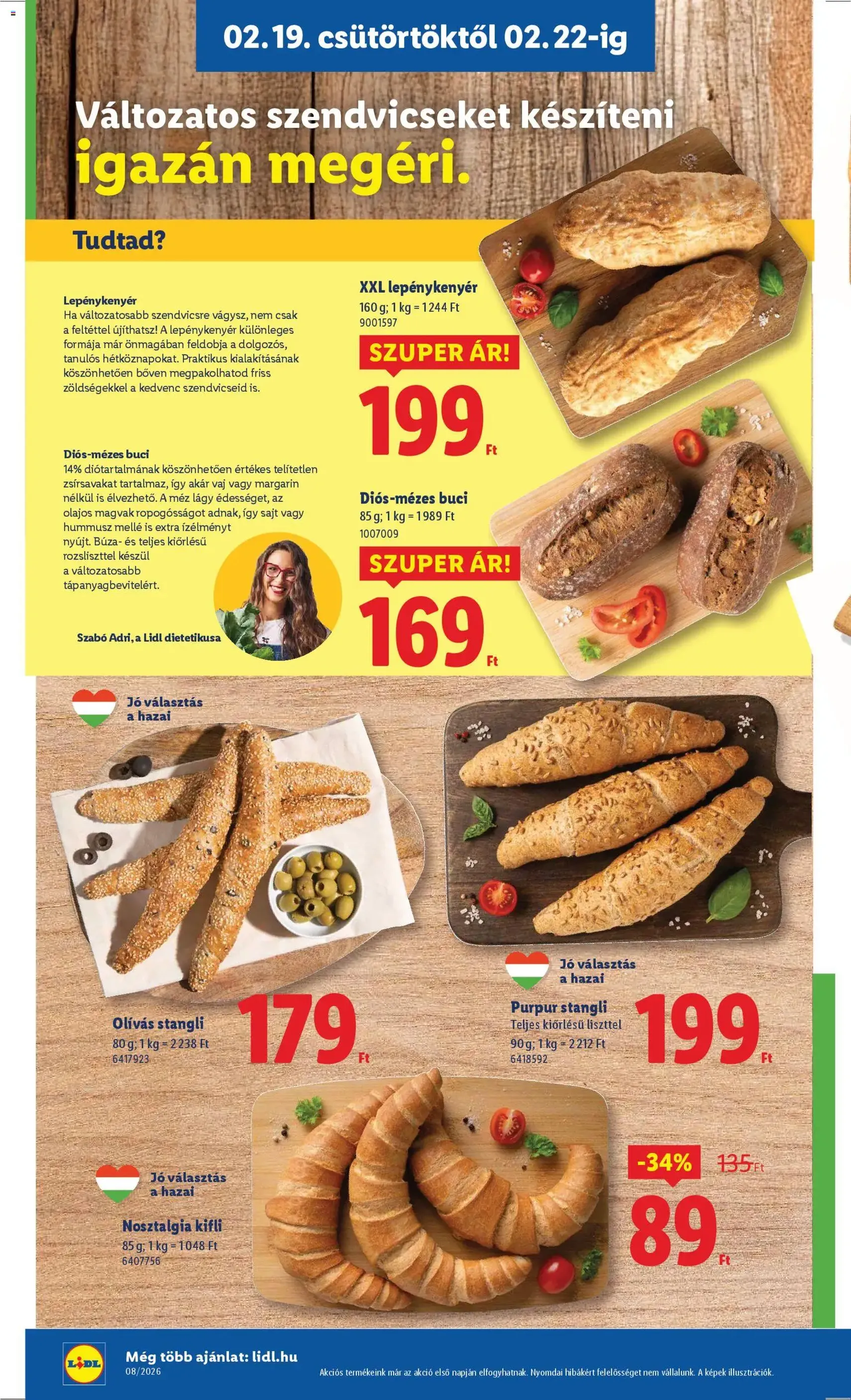 Lidl Akciós újság - 2026.02.19. érvényes szórólap 4 oldal 58 oldalból