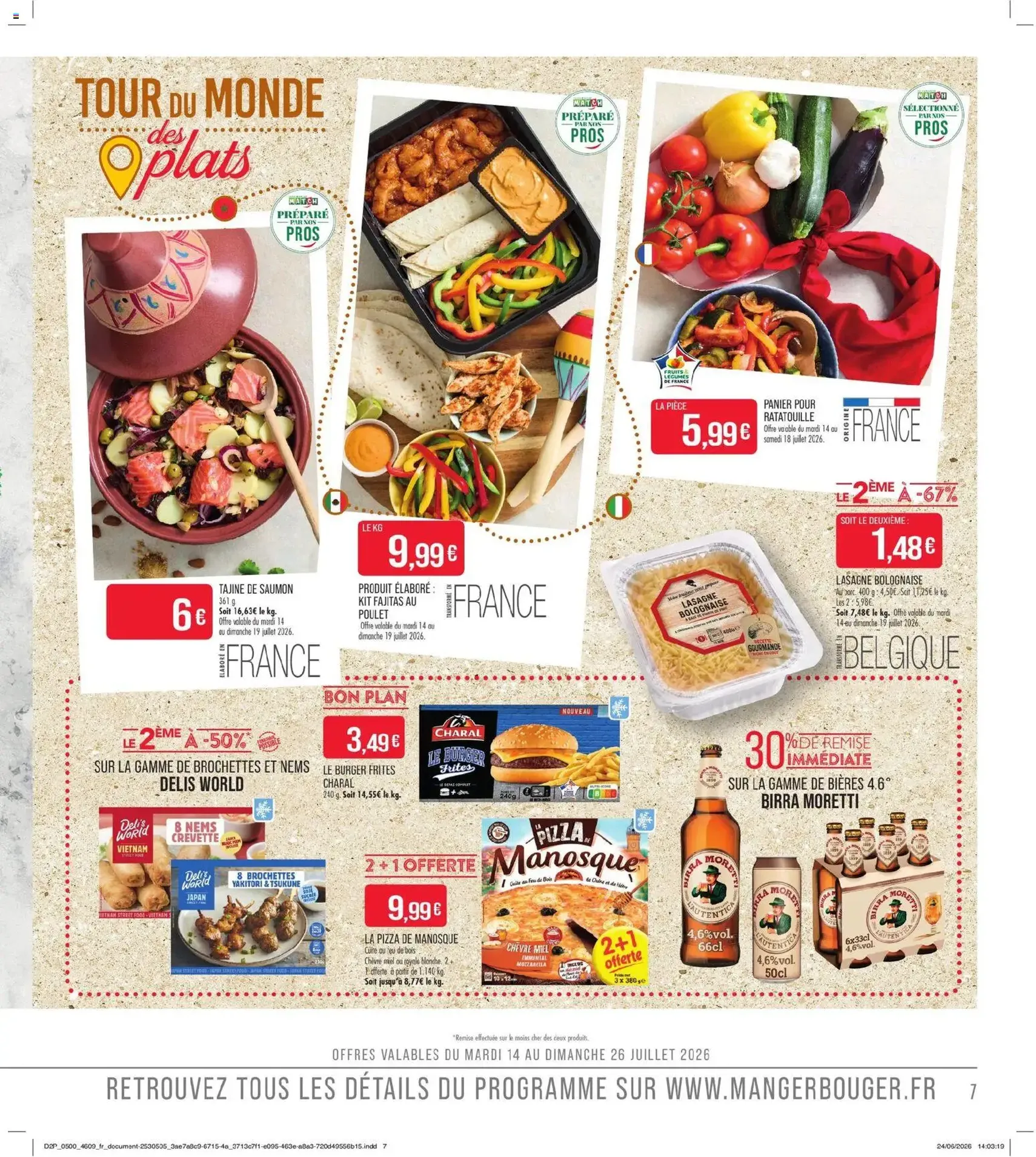 Match Supermarché catalogue - brochure valable à partir du 14/07/2026, page 7 sur 20