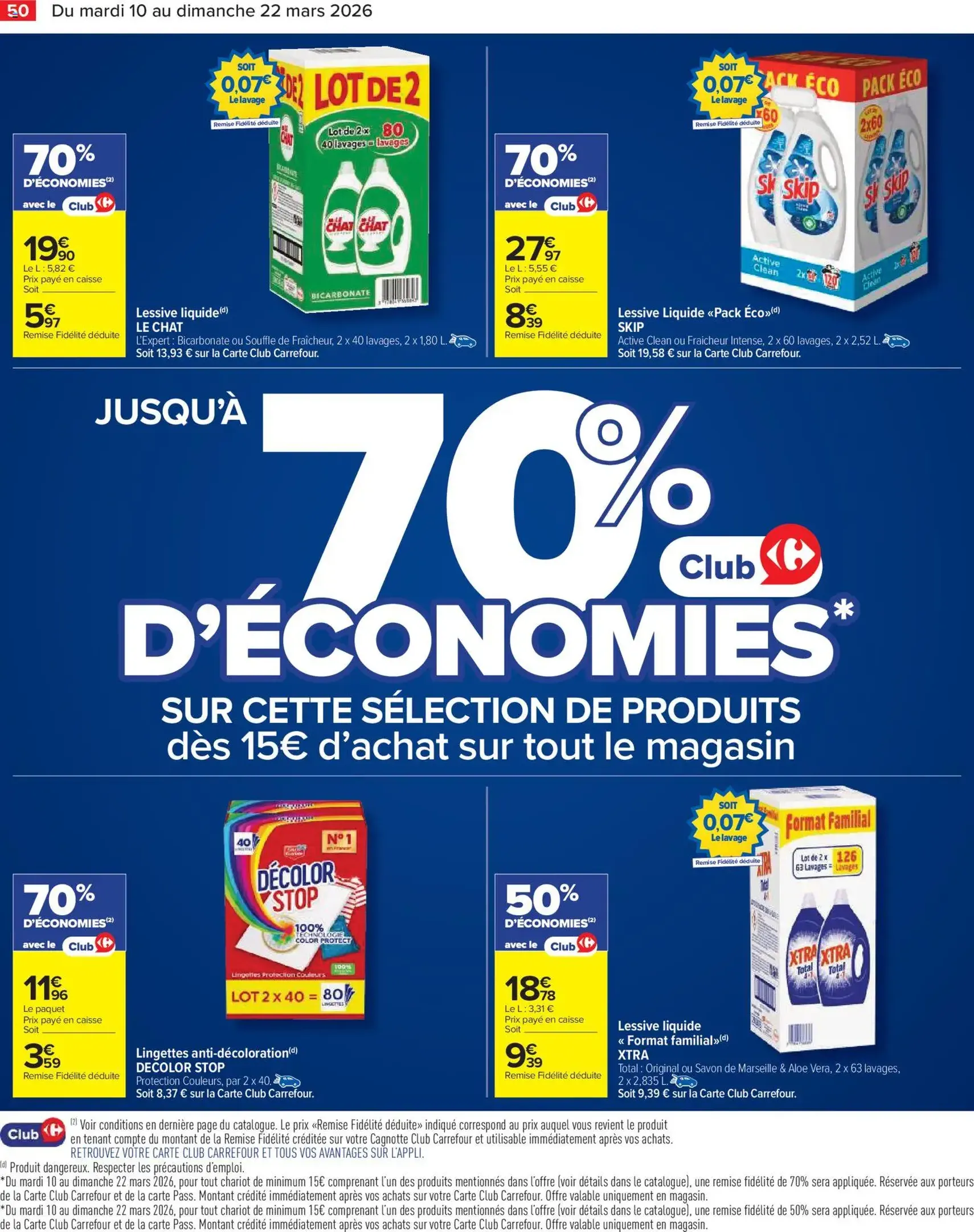 Carrefour Market catalogue semaine 11 - brochure valable à partir du 10/03/2026, page 52 sur 62