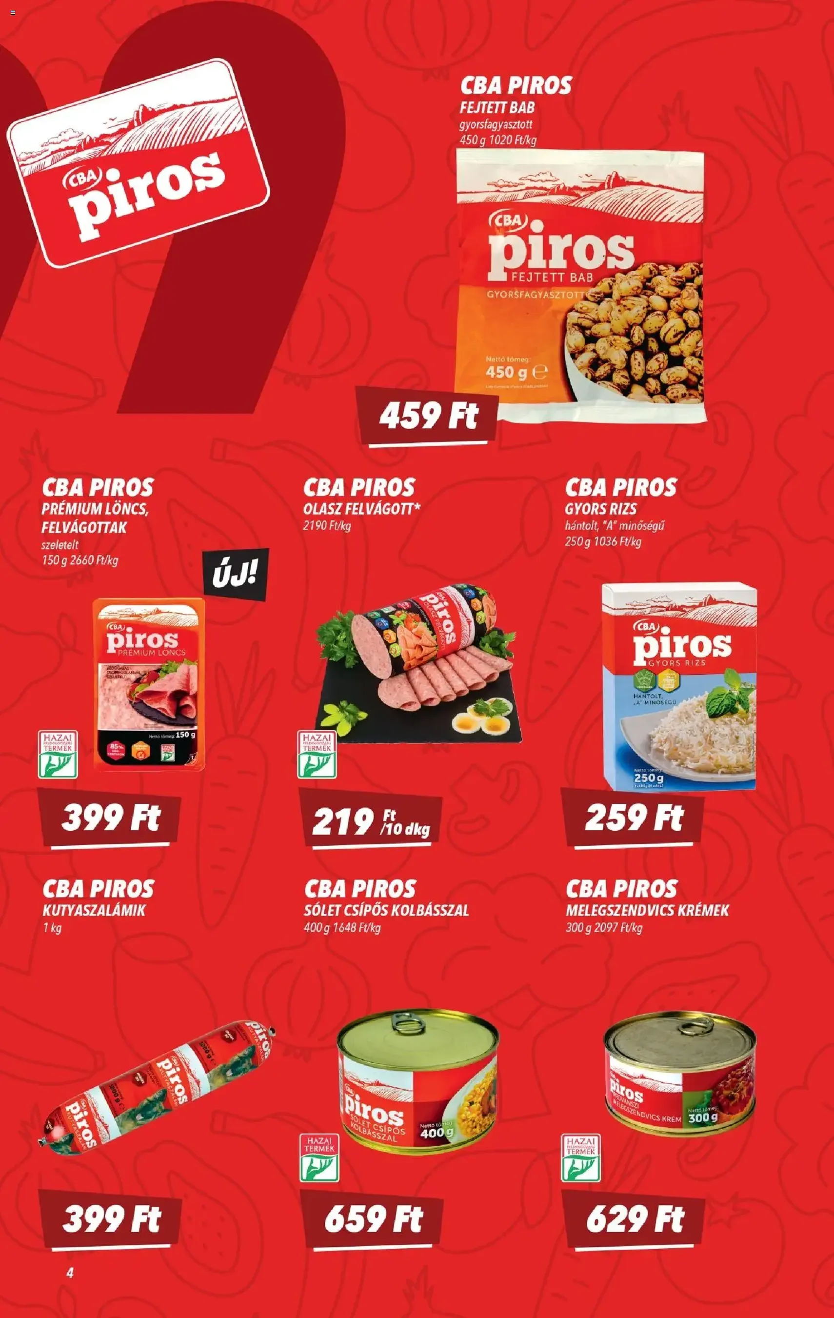 CBA Akciós újság - 2026.02.19. érvényes szórólap 4 oldal 8 oldalból