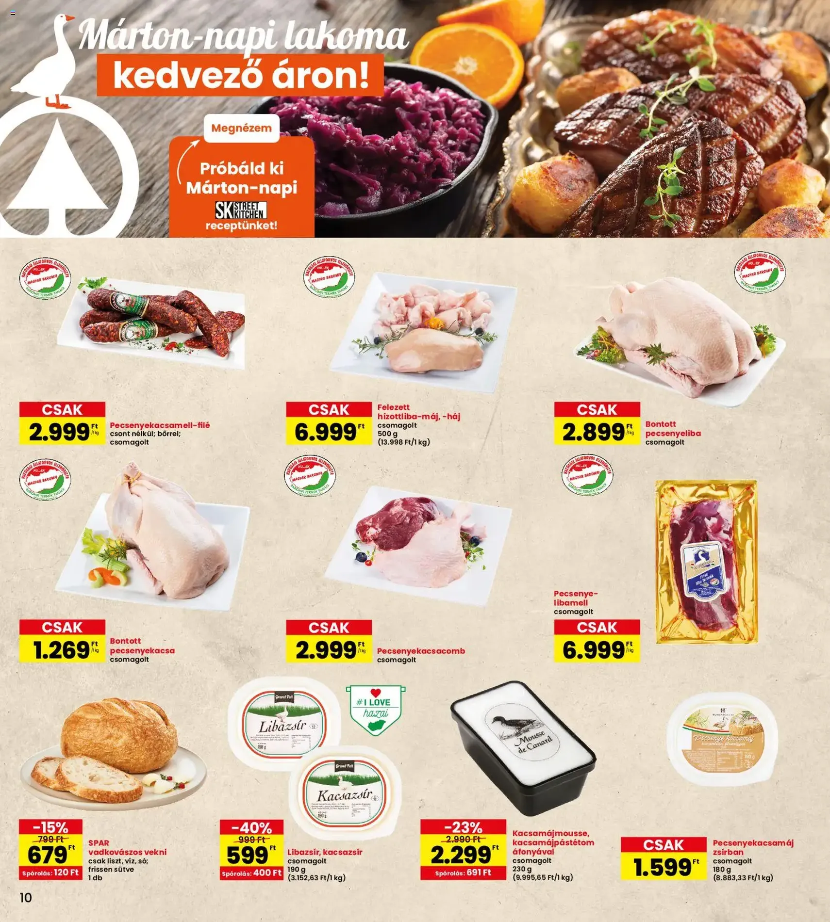 Interspar Akciós újság - 2025.10.30. érvényes szórólap 10 oldal 19 oldalból Interspar Akciós újság - 2025.10.30. érvényes szórólap 10 oldal 19 oldalból