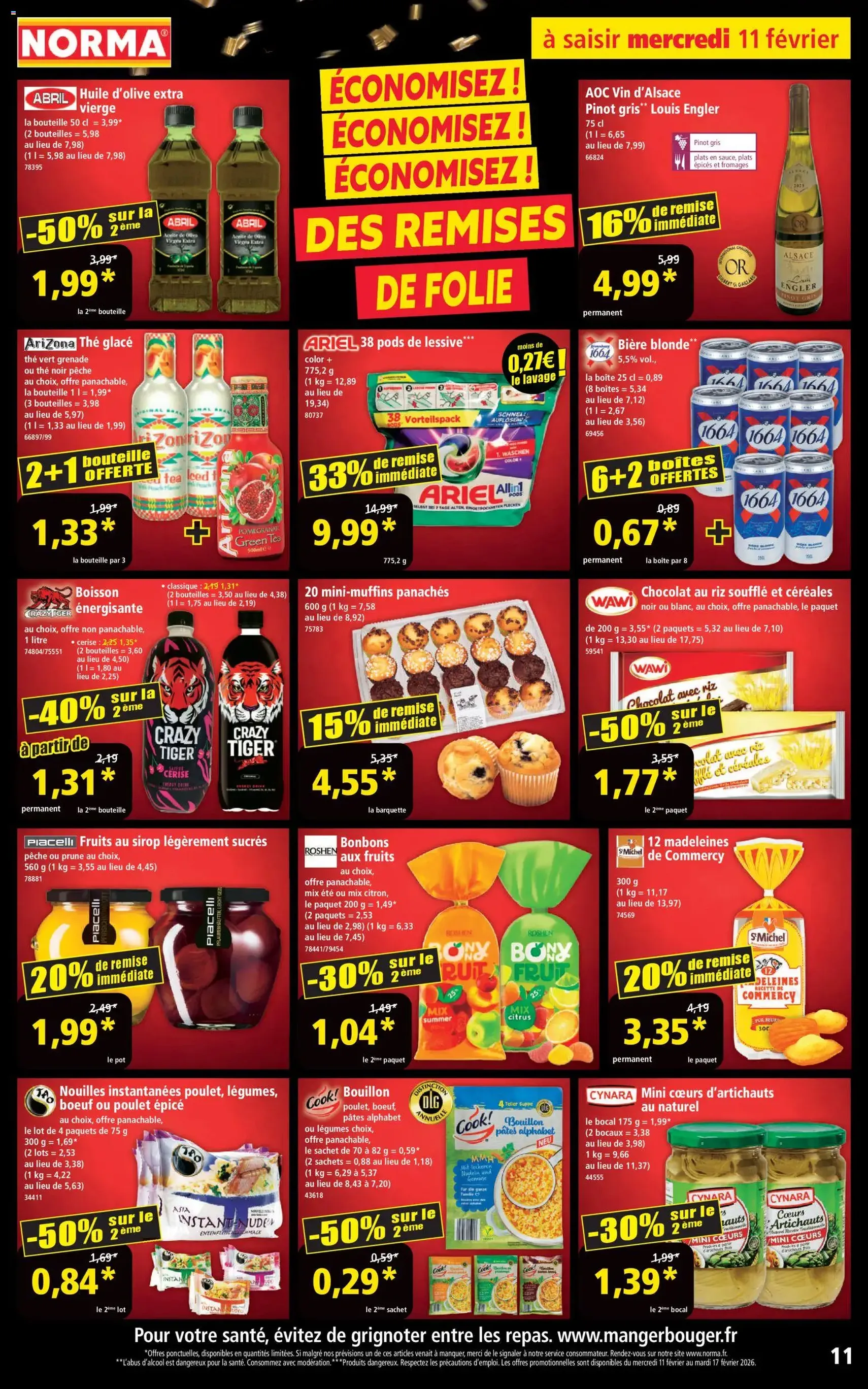 Norma catalogue - brochure valable à partir du 11/02/2026, page 11 sur 14