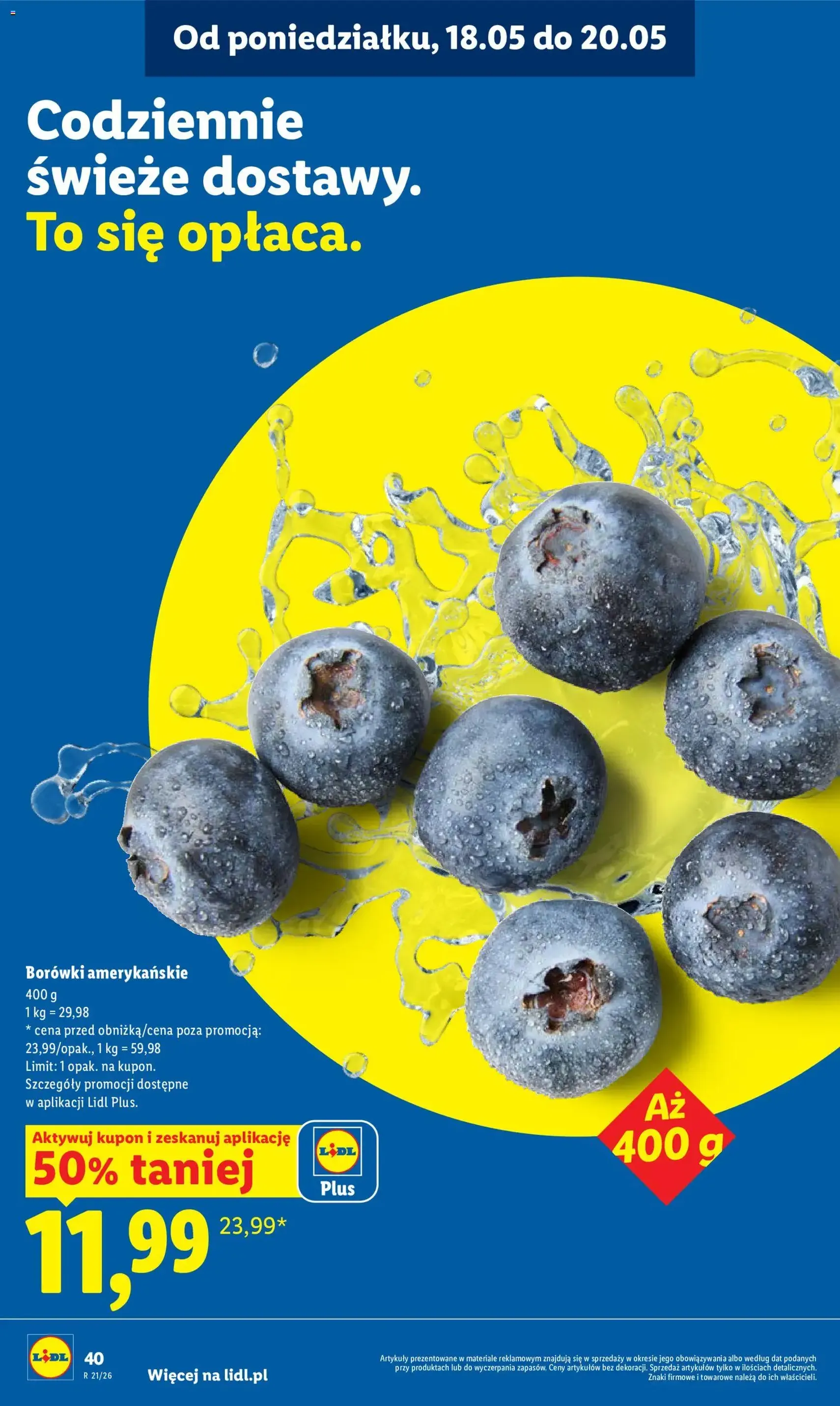 Lidl gazetka - ważny gazetka od 18.05.2026 strona 40 z 97