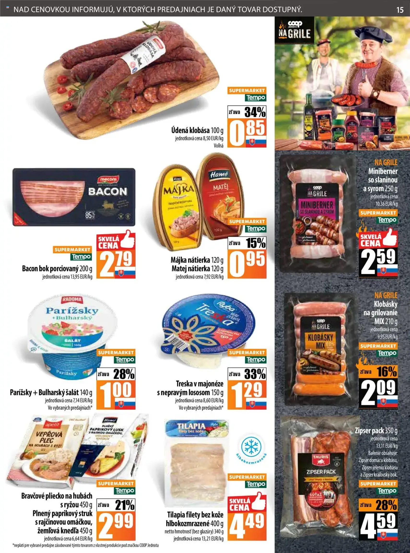 COOP Jednota leták - platný leták od 14.08.2025 strana 15 z 28