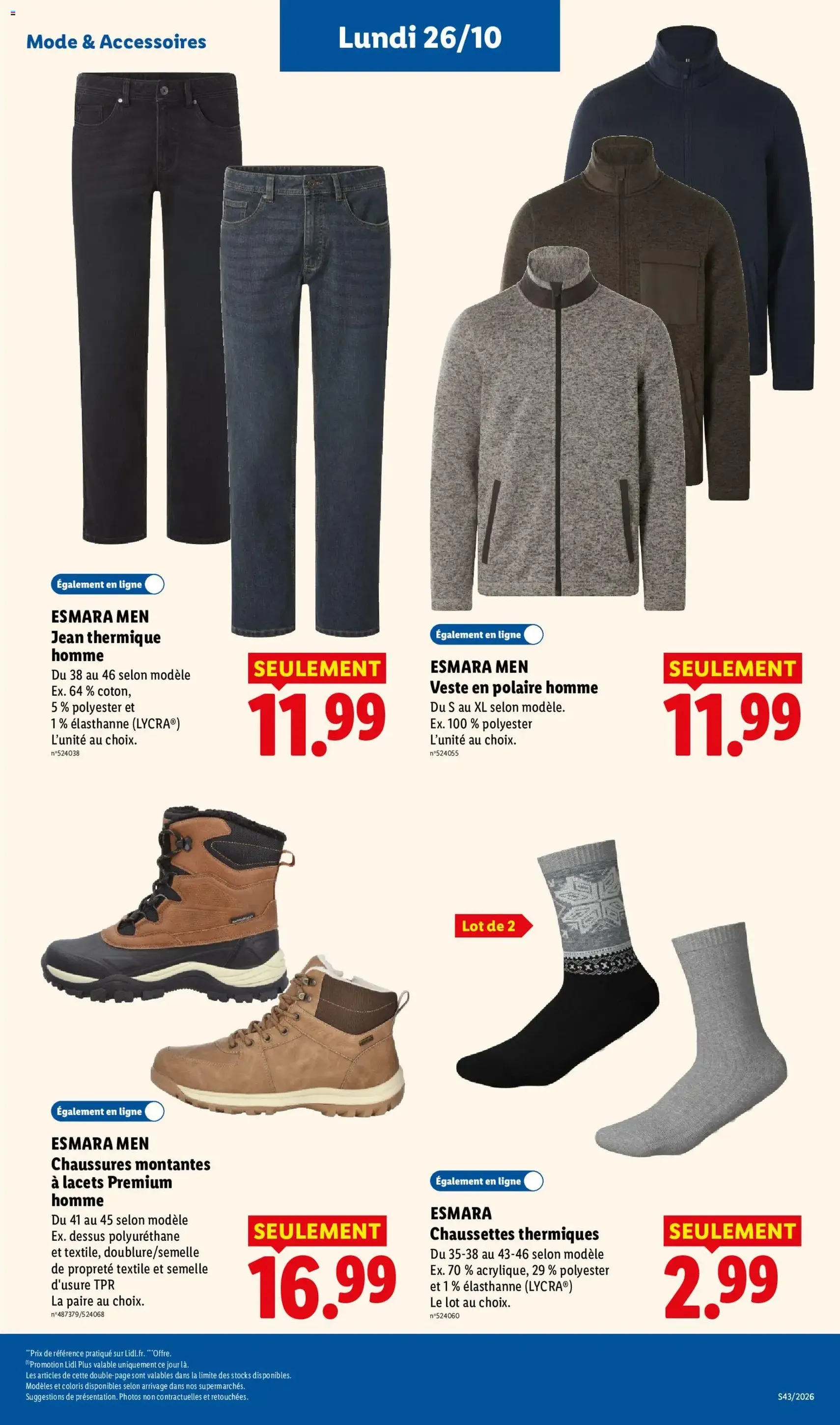 LIDL catalogue - brochure valable à partir du 22/10/2026, page 61 sur 66