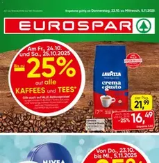 Eurospar Flugblatt - Prospekt Vorschau gültig ab 23.10.2025 Eurospar Flugblatt - Prospekt Vorschau gültig ab 23.10.2025