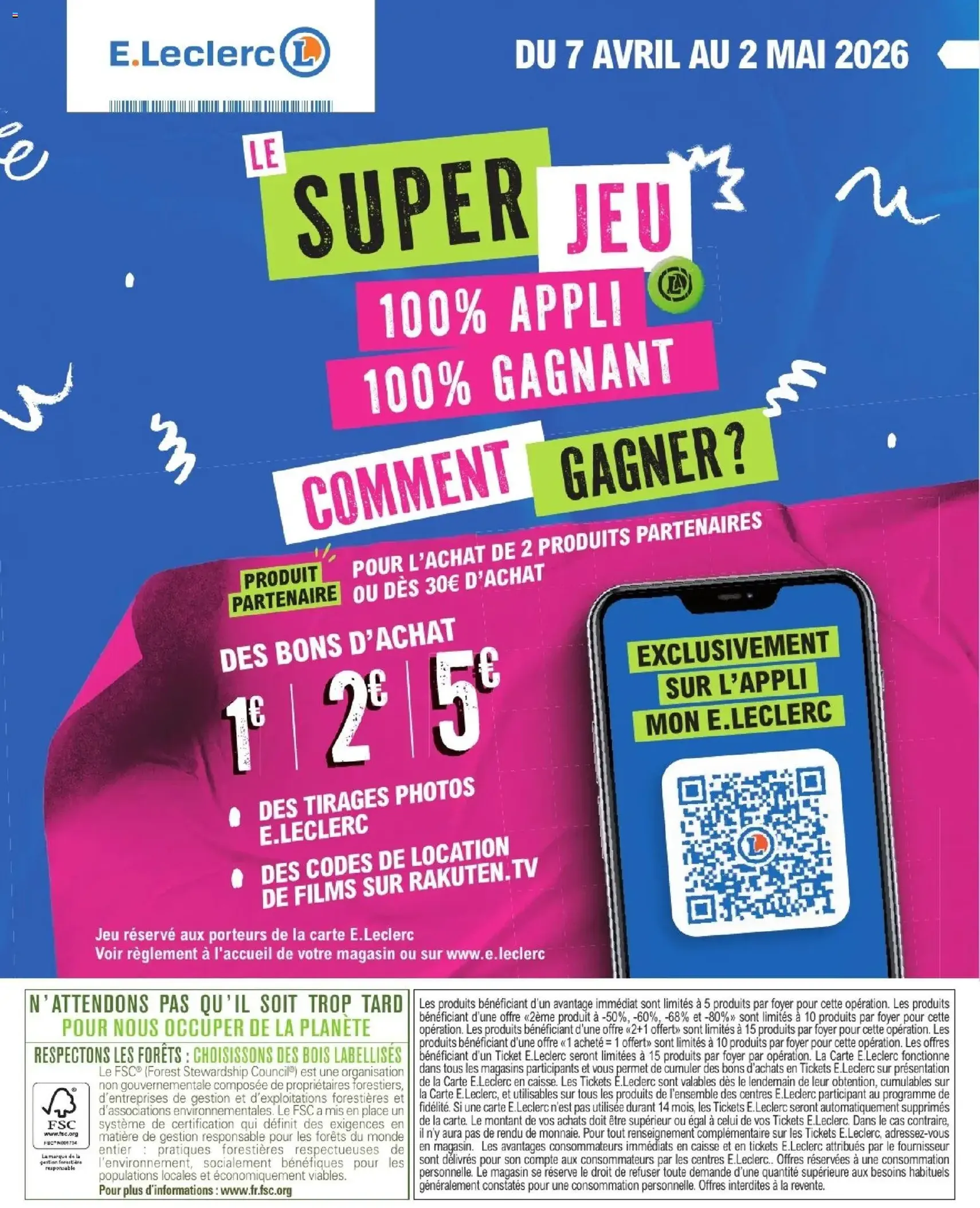 E.Leclerc catalogue de la semaine 15 - brochure valable à partir du 07/04/2026, page 2 sur 44