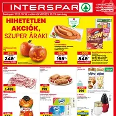 Interspar Akciós újság - szórólap előnézete érvényes 2025.10.16. -tól