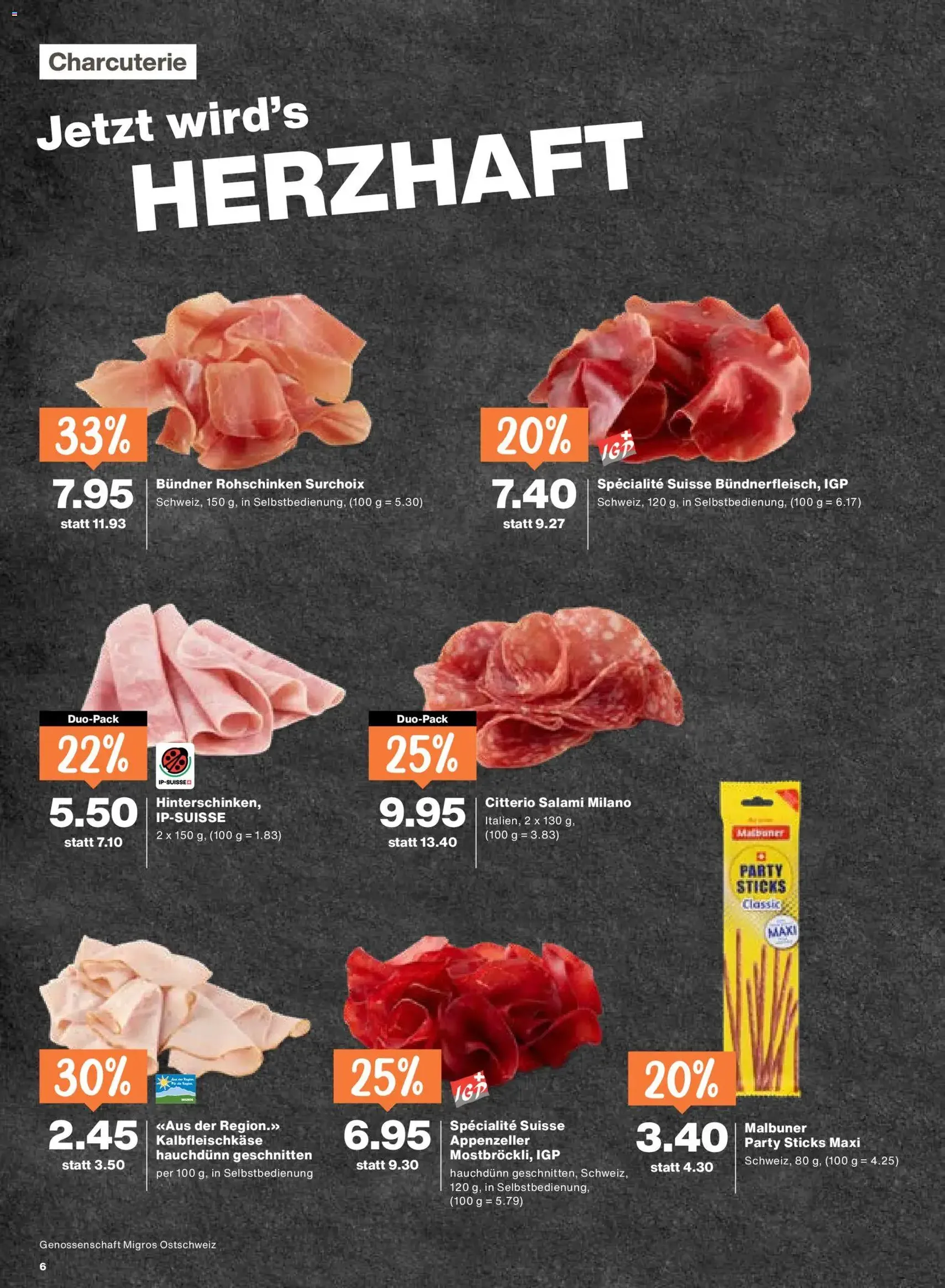 Migros aktionen - Gültiger Prospekt ab 15.05.2026, Seite 6 von insgesamt 24
