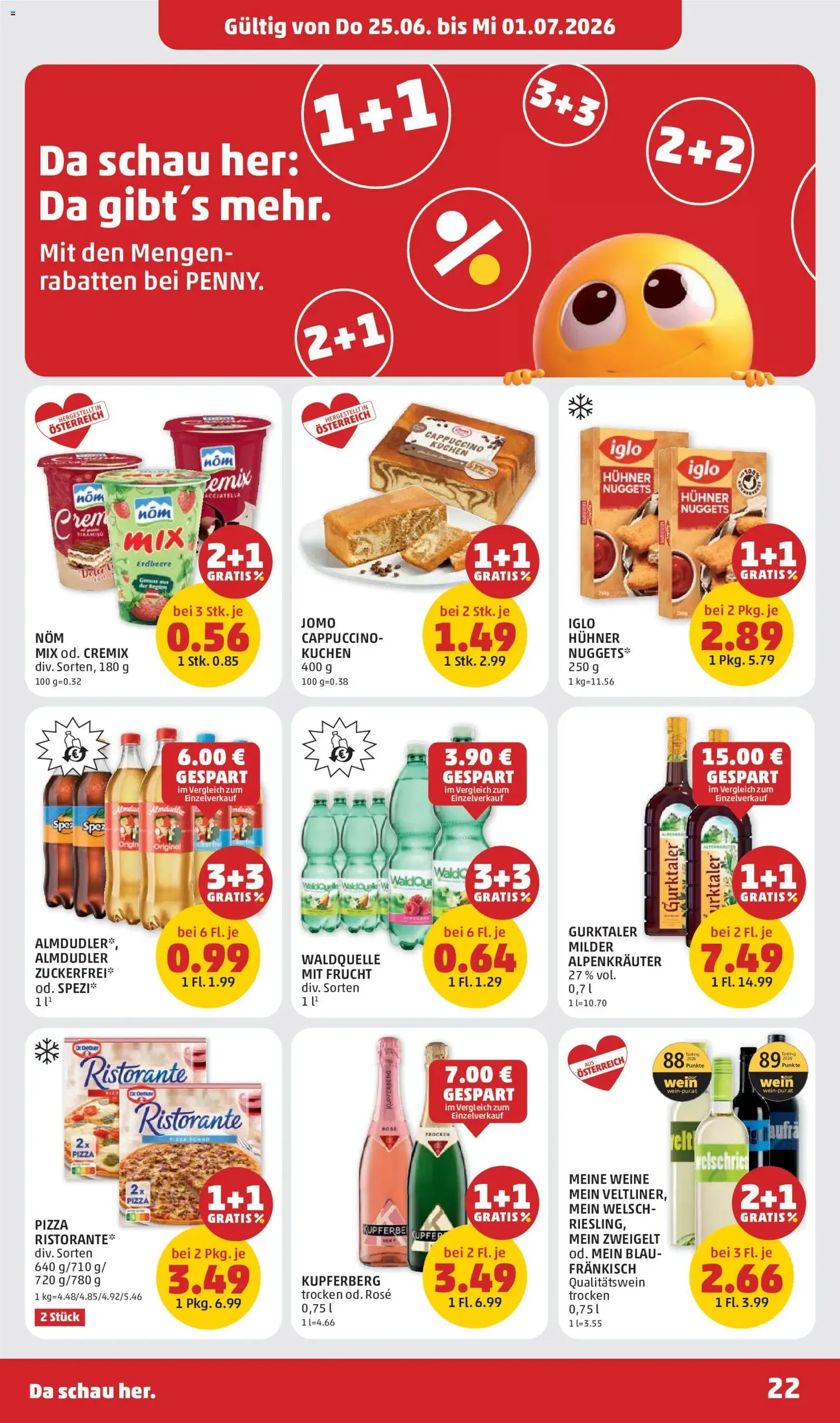 Penny Markt Flugblatt - Gültiger Prospekt ab 25.06.2026, Seite 22 von insgesamt 28