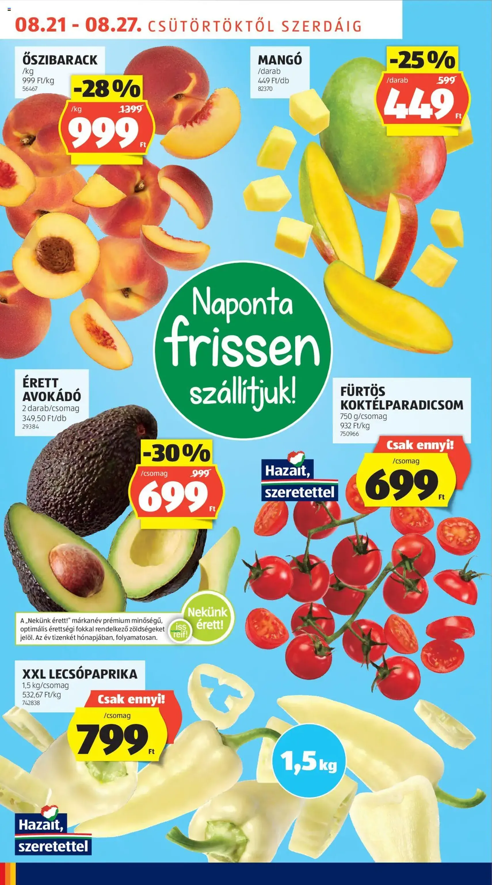 Aldi Akciós újság - 2025.08.21. érvényes szórólap 6 oldal 46 oldalból