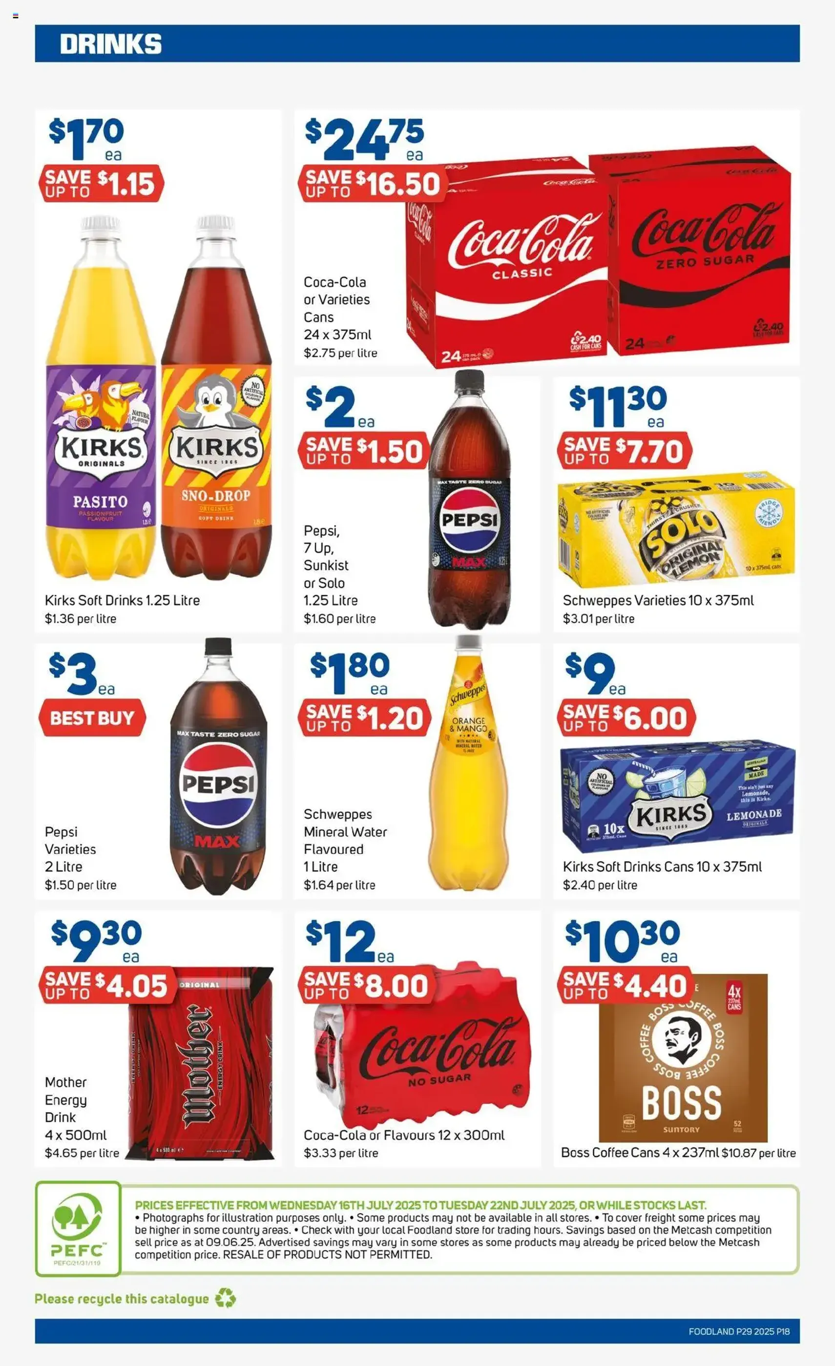 Foodland Catalogue - valid flyer from 16/07/2025, page 18 of 36 Foodland Catalogue - valid flyer from 16/07/2025, page 18 of 36