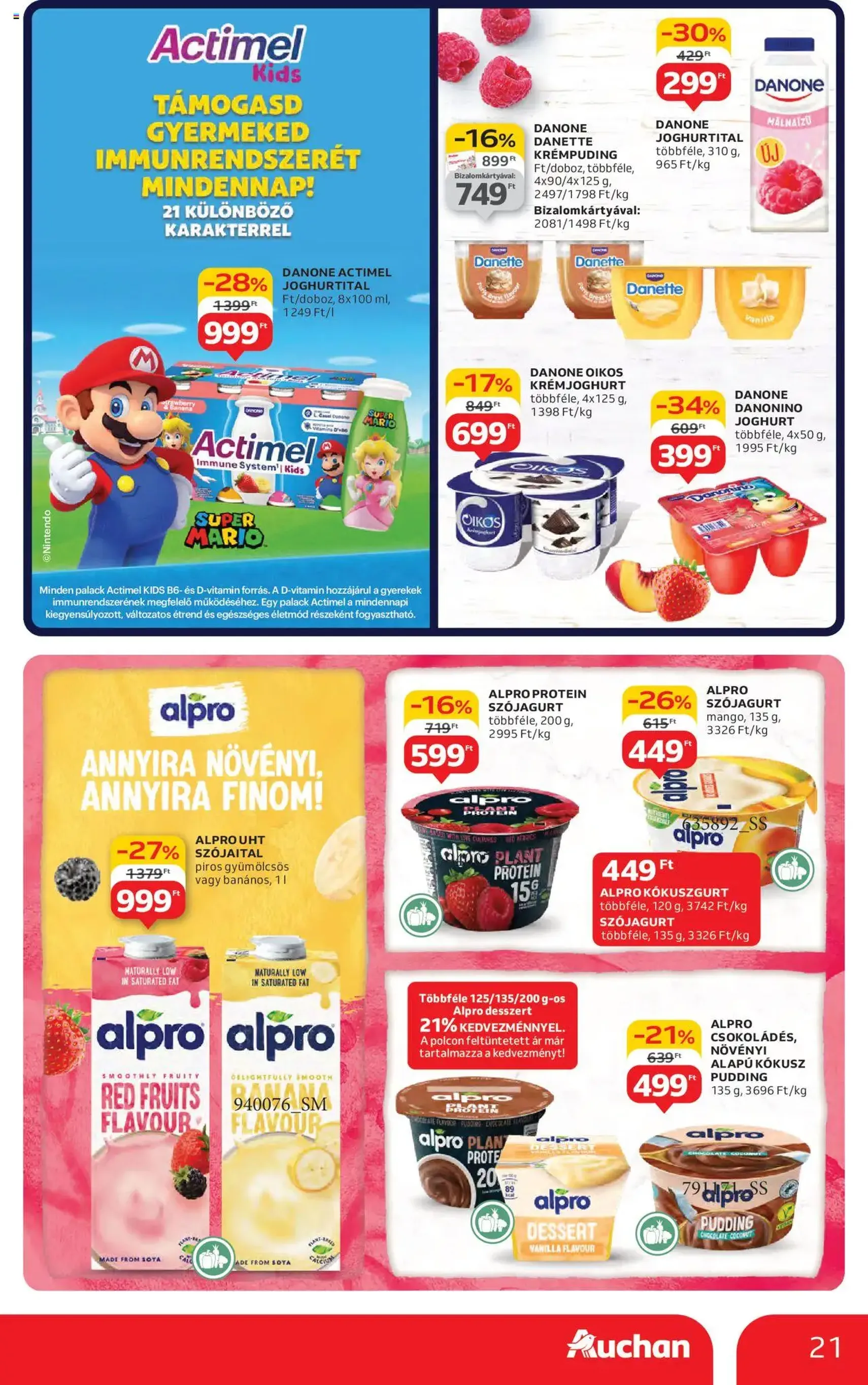 Auchan Akciós újság - 2025.08.14. érvényes szórólap 21 oldal 54 oldalból Auchan Akciós újság - 2025.08.14. érvényes szórólap 21 oldal 54 oldalból