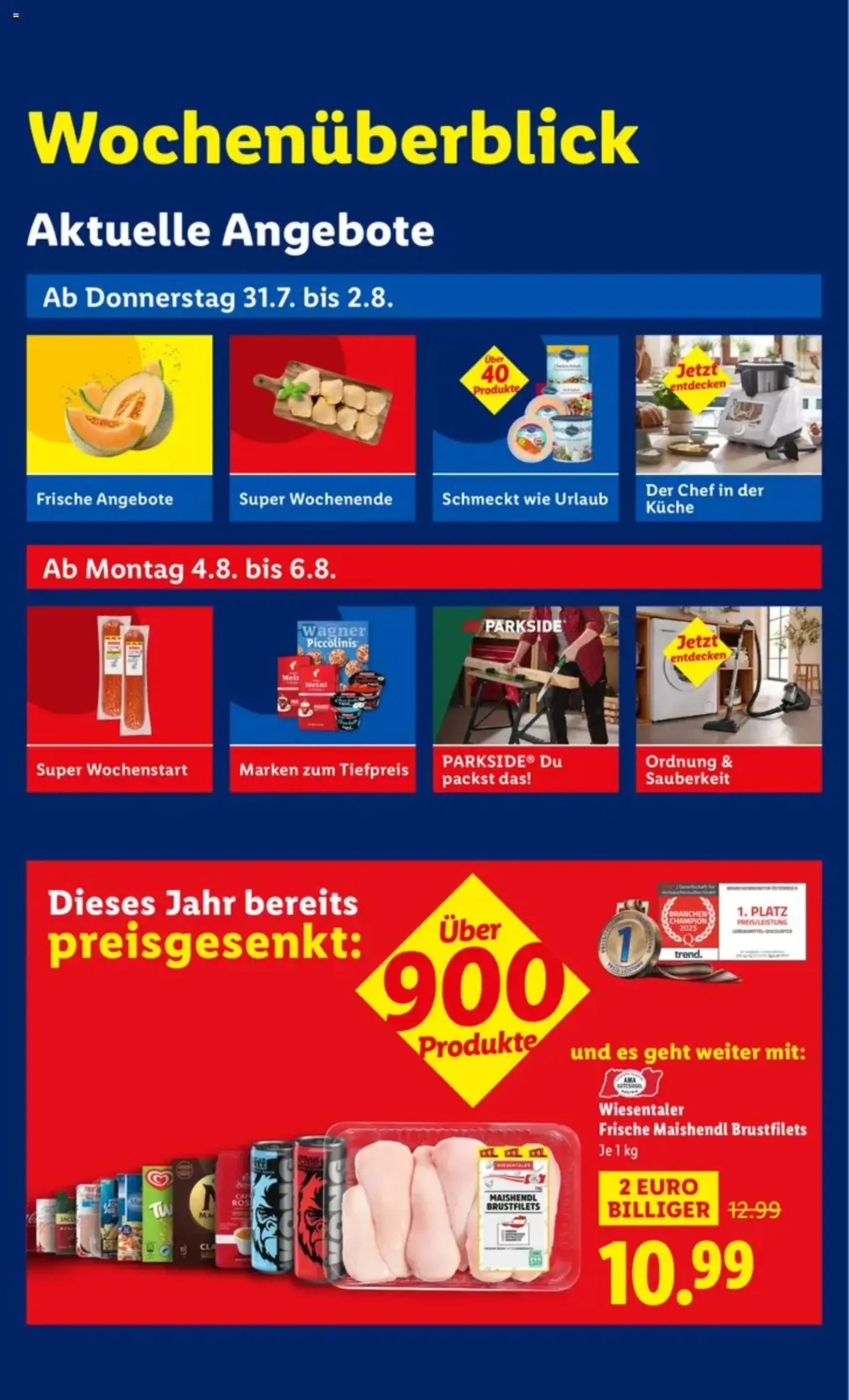 Lidl Flugblatt - Gültiger Prospekt ab 31.07.2025, Seite 2 von insgesamt 42 Lidl Flugblatt - Gültiger Prospekt ab 31.07.2025, Seite 2 von insgesamt 42
