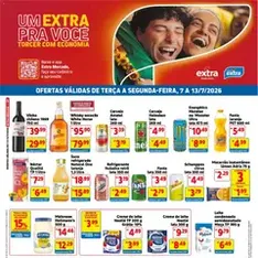Extra ofertas de Mercado Semanal - pré-visualização do folheto, válido a partir de 07/07/2026