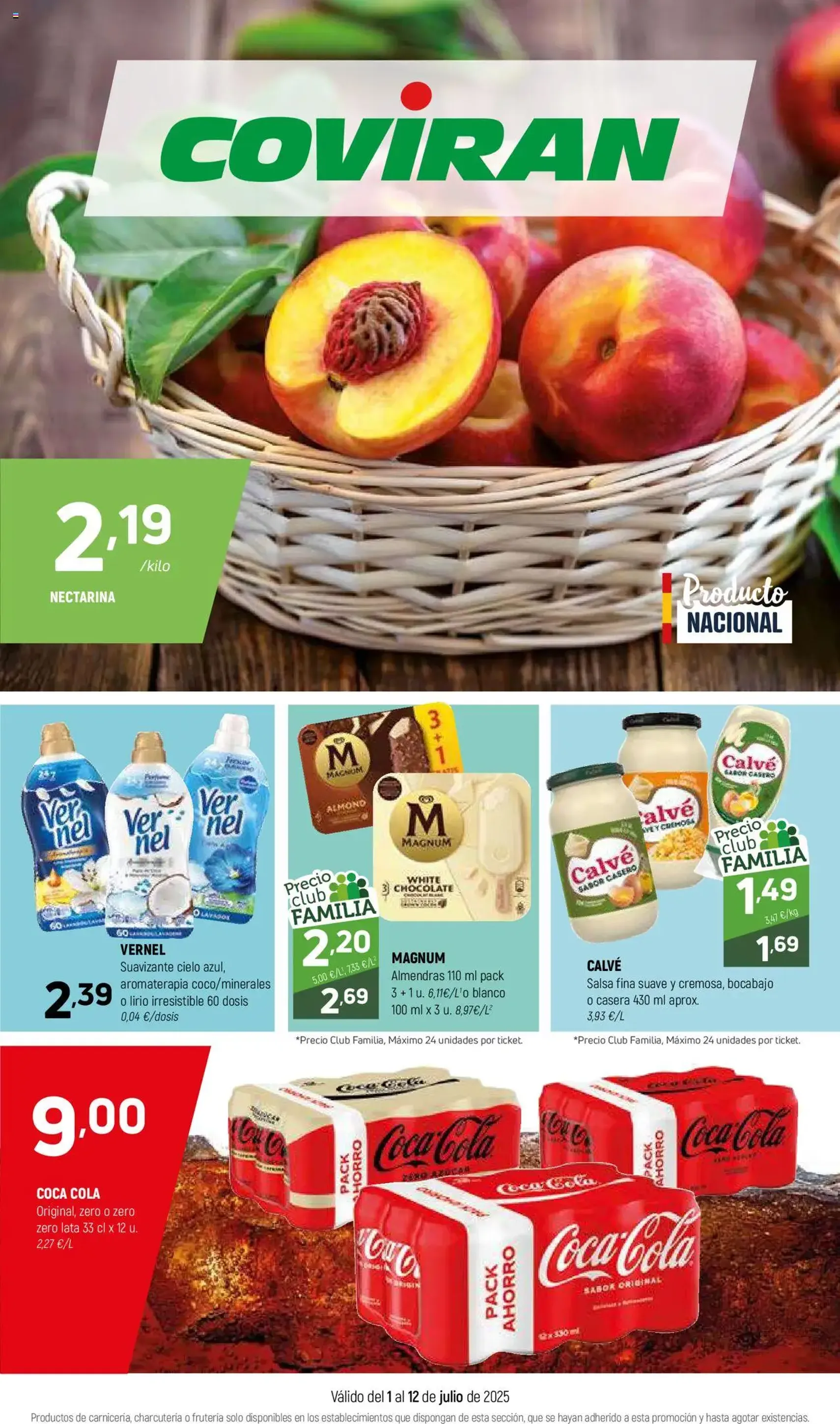 Coviran ofertas - folleto válido desde 01/07/2025 página 1 de 16 Coviran ofertas - folleto válido desde 01/07/2025 página 1 de 16