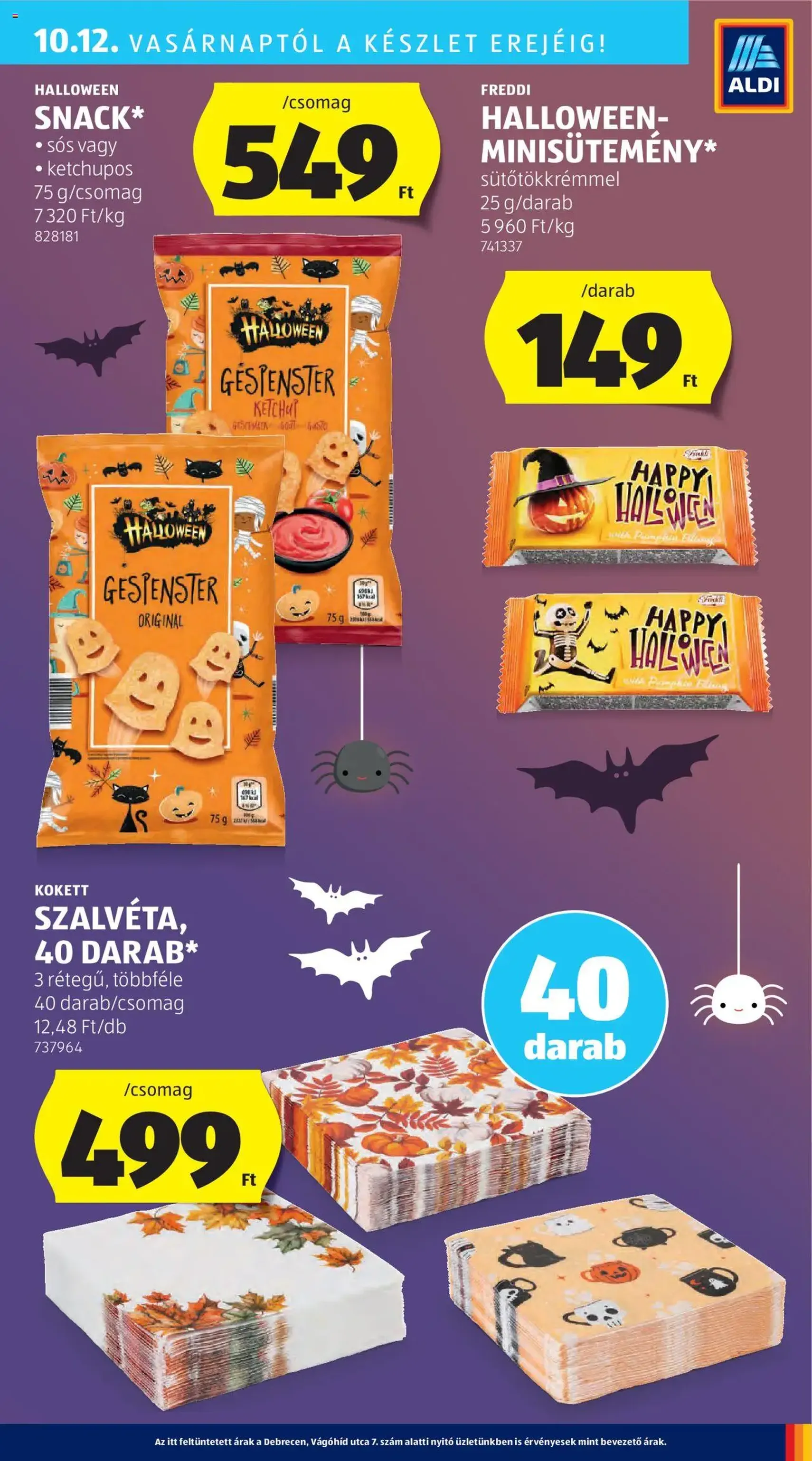 Aldi Akciós újság - 2025.10.09. érvényes szórólap 5 oldal 48 oldalból Aldi Akciós újság - 2025.10.09. érvényes szórólap 5 oldal 48 oldalból