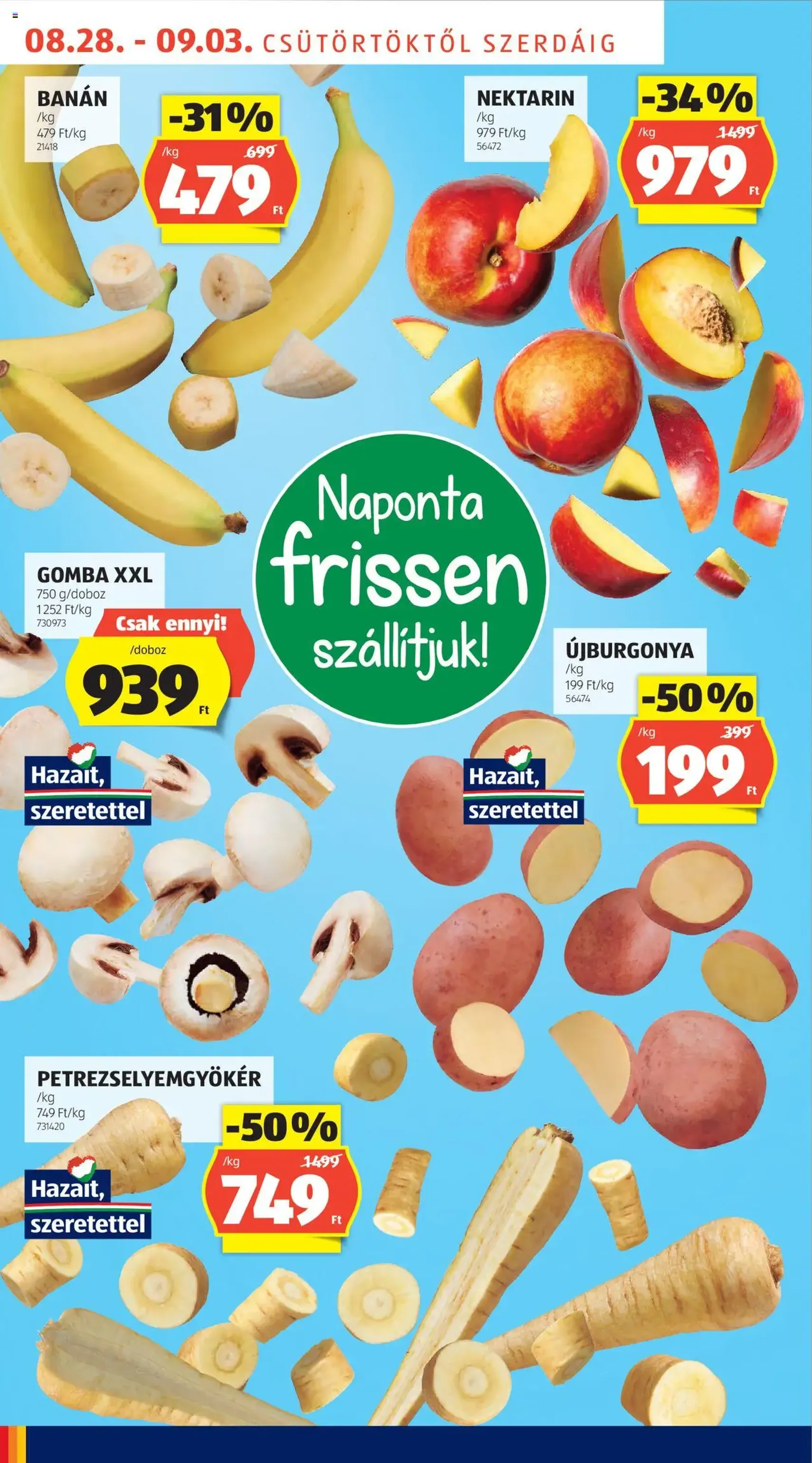Aldi Akciós újság - 2025.08.28. érvényes szórólap 6 oldal 44 oldalból Aldi Akciós újság - 2025.08.28. érvényes szórólap 6 oldal 44 oldalból