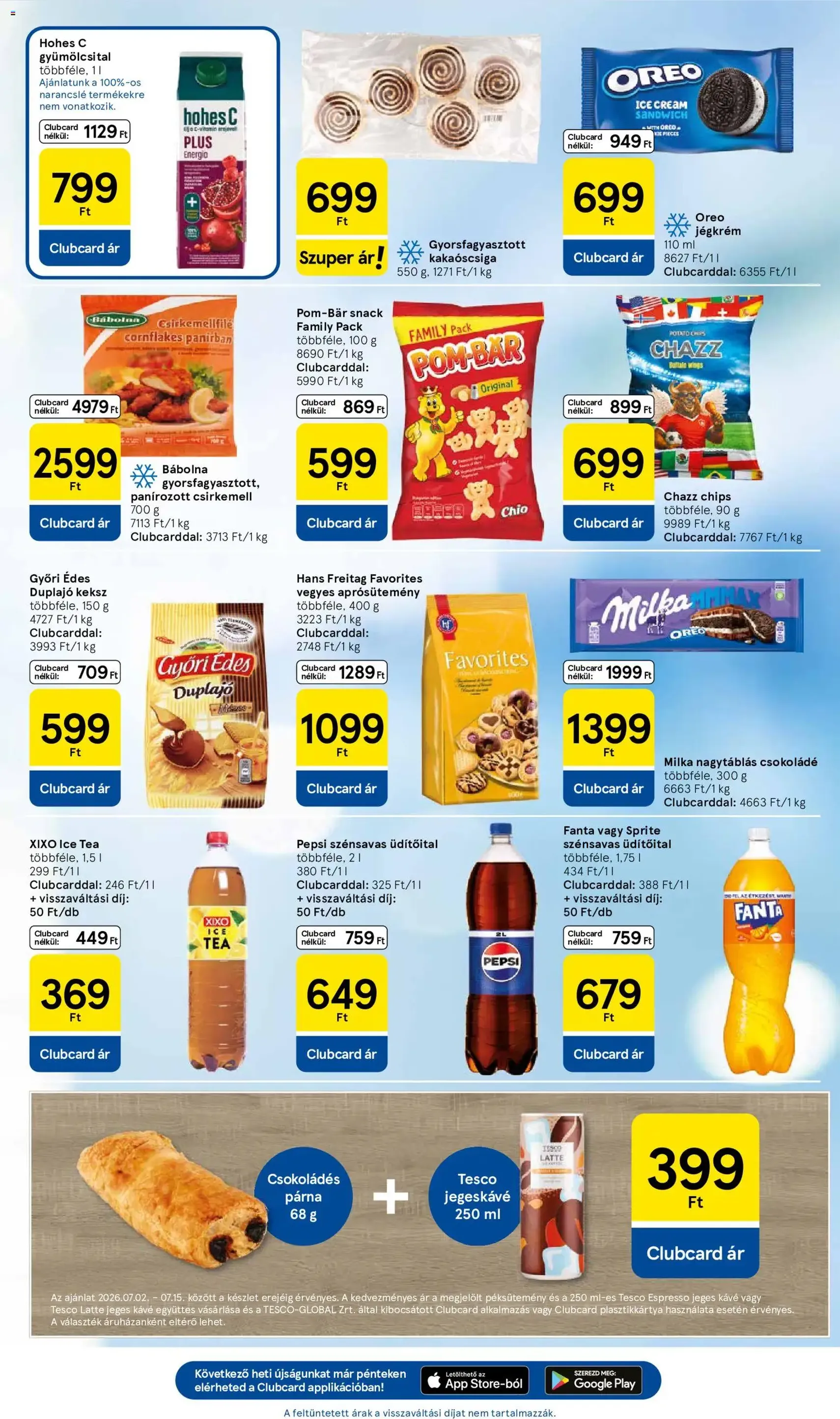 Tesco aktuális akciós újság - 2026.07.09. érvényes szórólap 5 oldal 32 oldalból