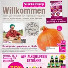 Sutterlüty Flugblatt - Prospekt Vorschau gültig ab 24.09.2026