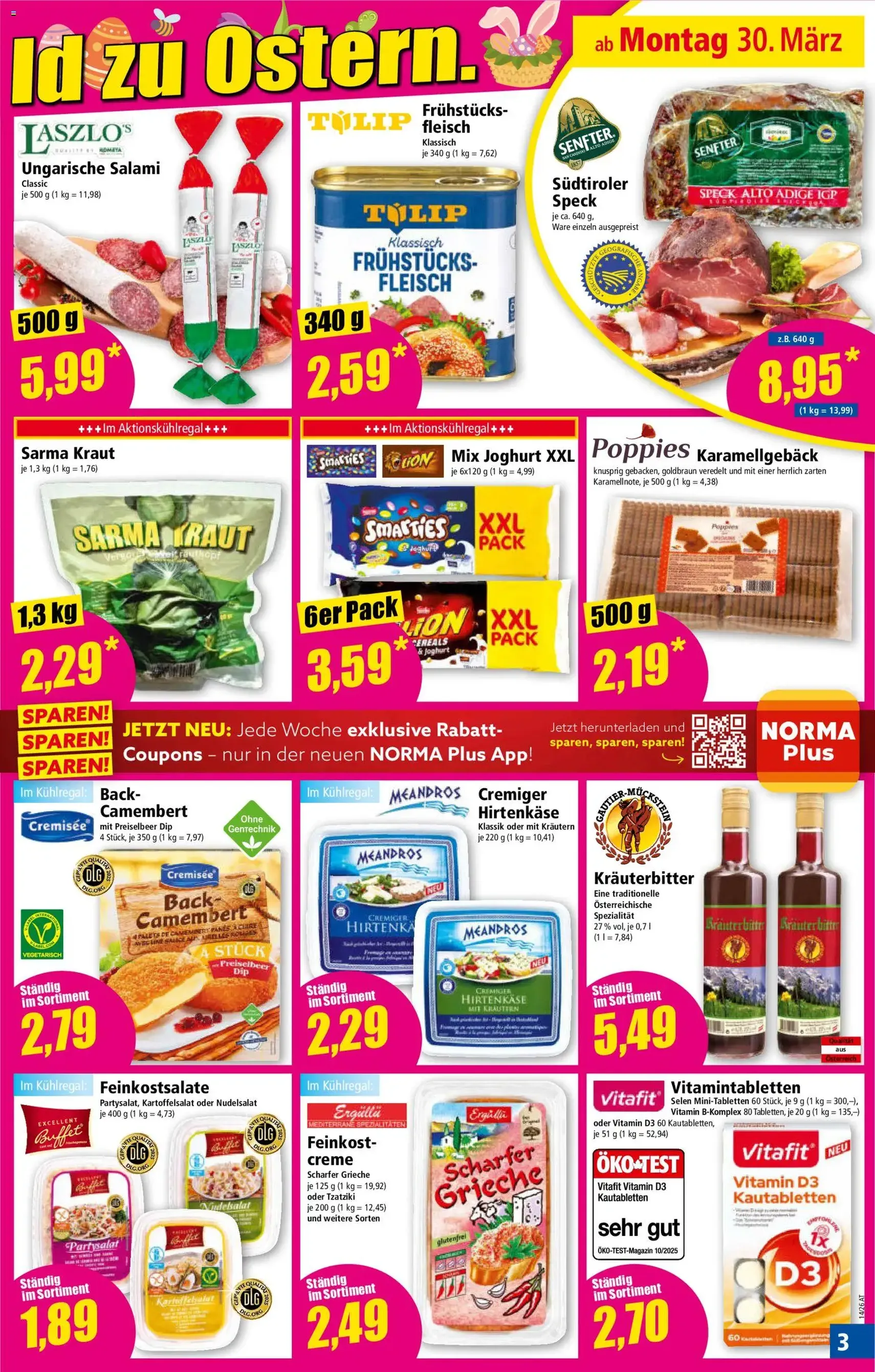 Norma Flugblatt - Gültiger Prospekt ab 30.03.2026, Seite 3 von insgesamt 20