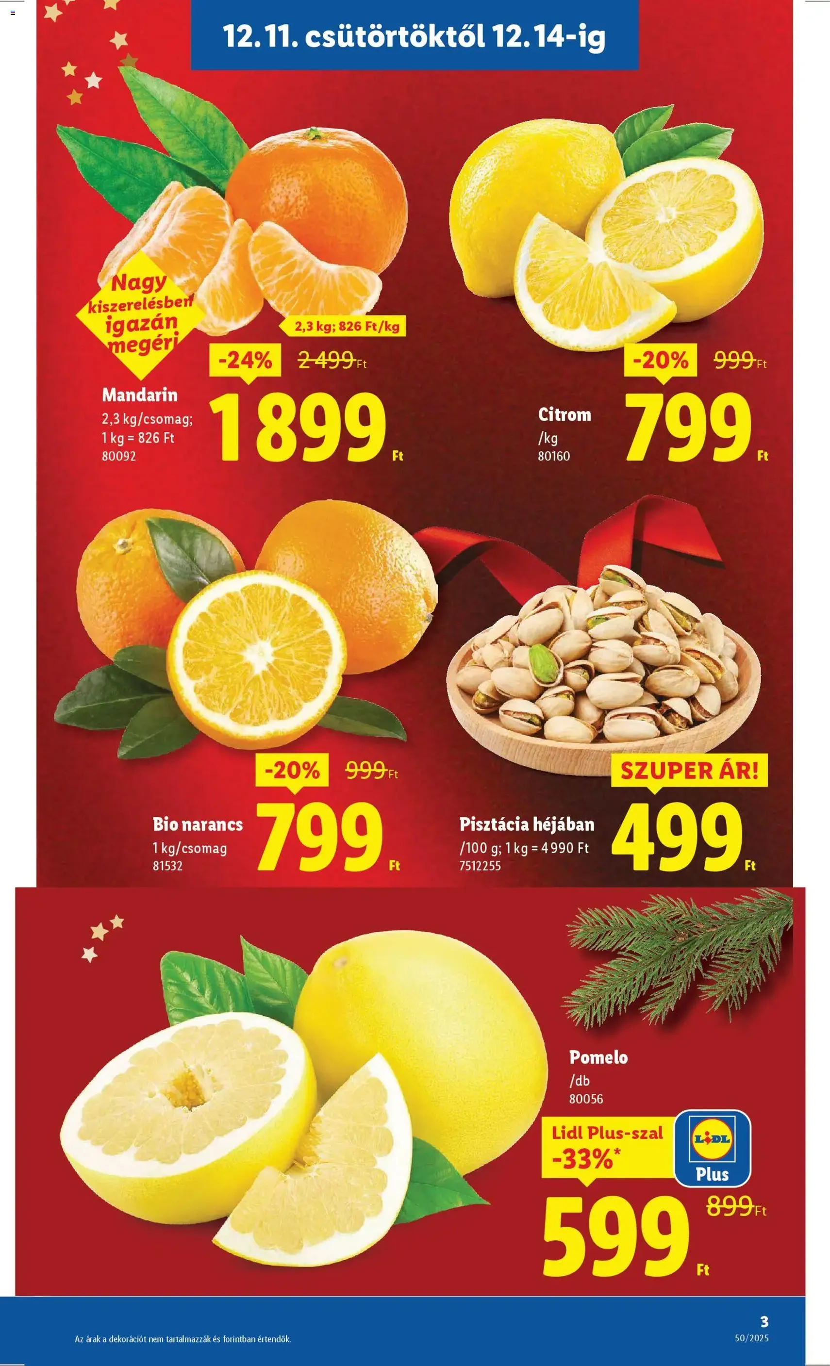 Lidl Akciós újság - 2025.12.11. érvényes szórólap 3 oldal 66 oldalból