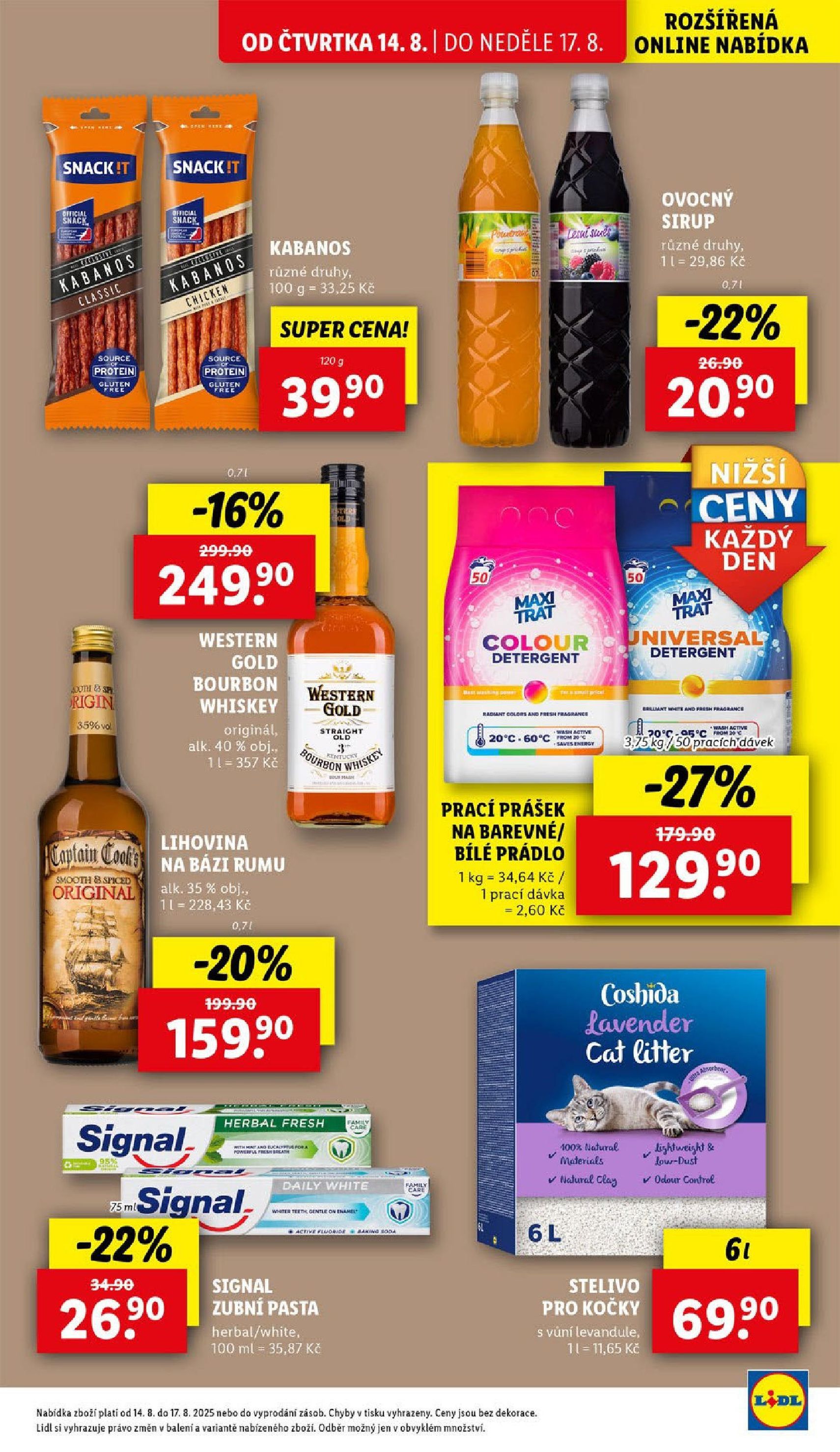 Lidl leták - platný leták od 14.08.2025 strana 17 z 43 Lidl leták - platný leták od 14.08.2025 strana 17 z 43