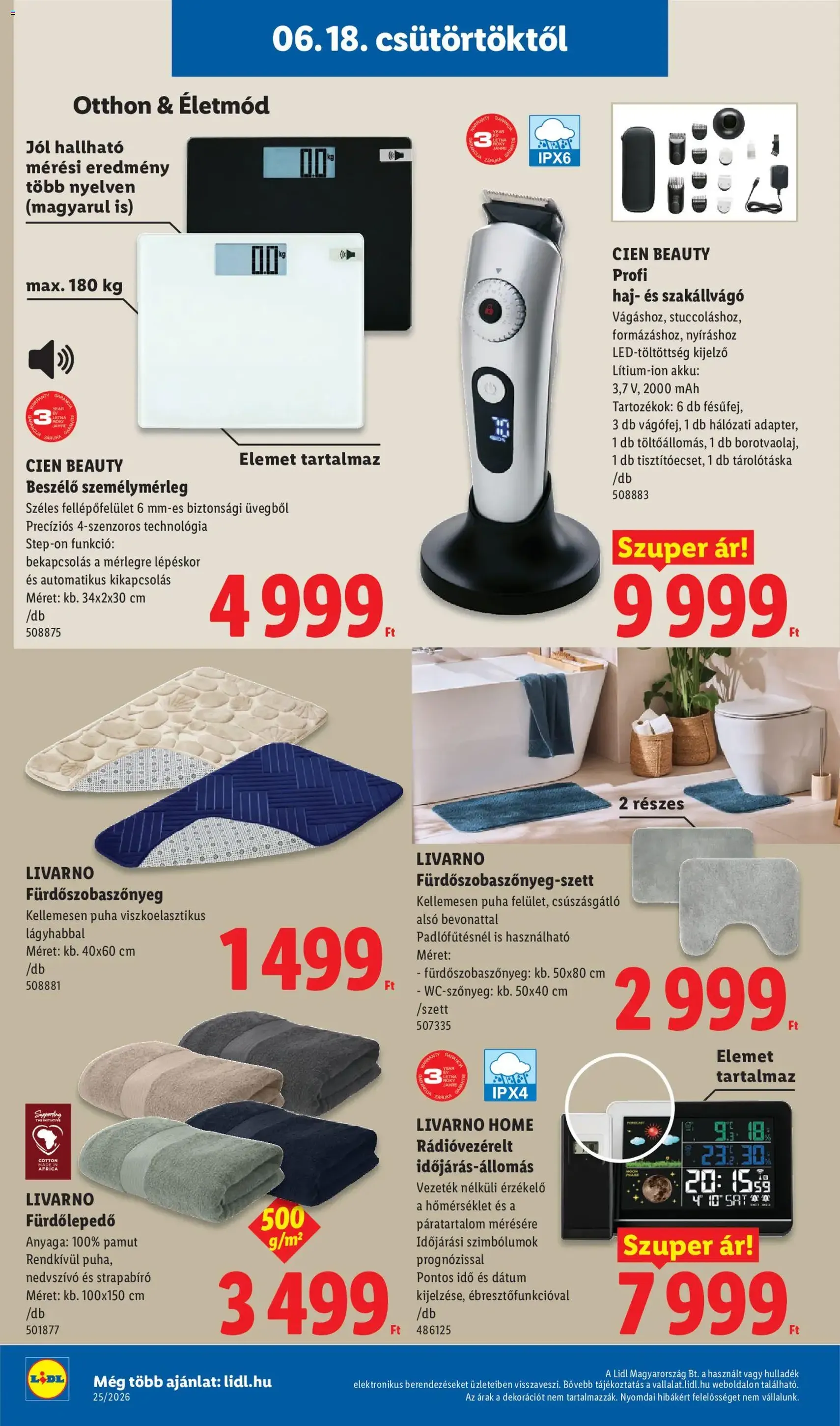 Lidl akciós újság - 2026.06.18. érvényes szórólap 36 oldal 78 oldalból