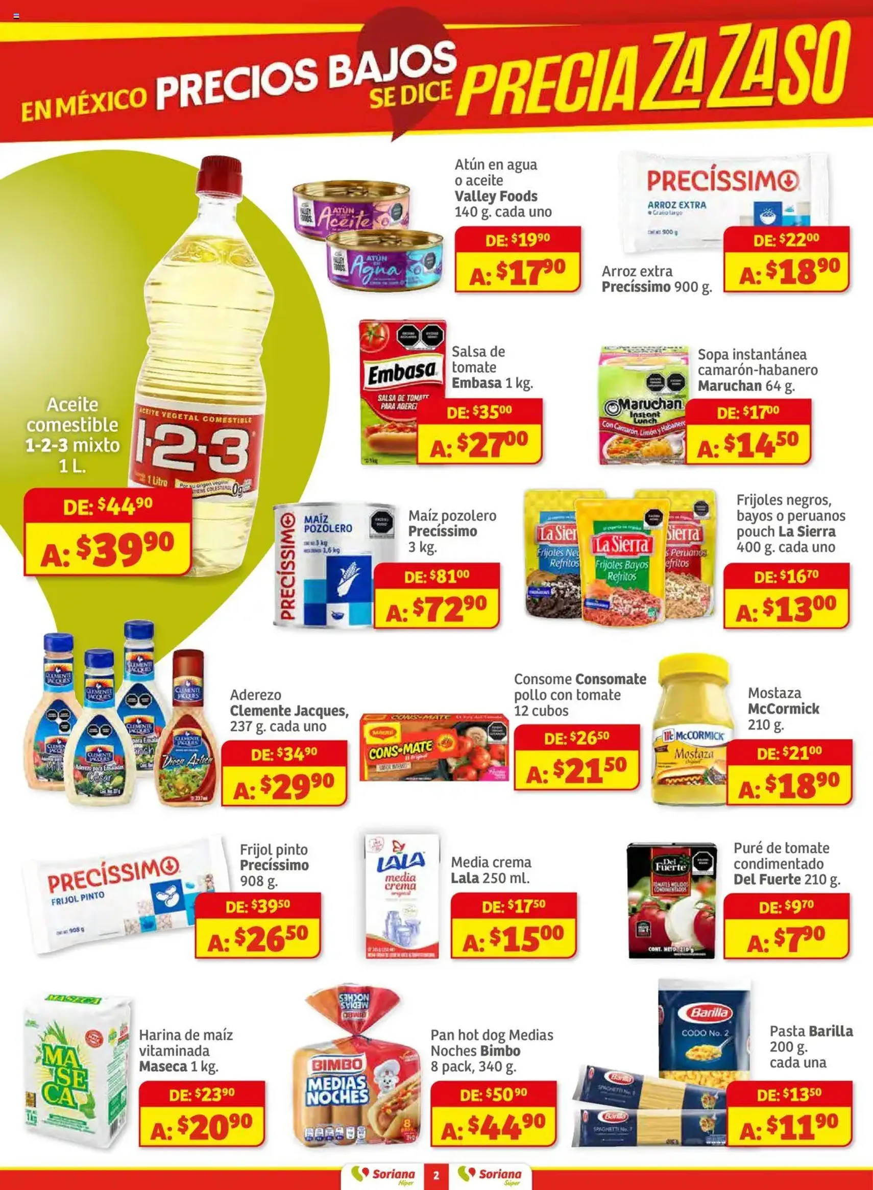 Soriana - Preciazazaso Híper: Ags, Col, Gto, Jal, Mich - folleto válido desde 28/08/2025 página 2 de 47 Soriana - Preciazazaso Híper: Ags, Col, Gto, Jal, Mich - folleto válido desde 28/08/2025 página 2 de 47