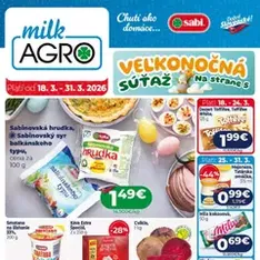 Milk Agro leták - náhľad letáku platný od 18.03.2026