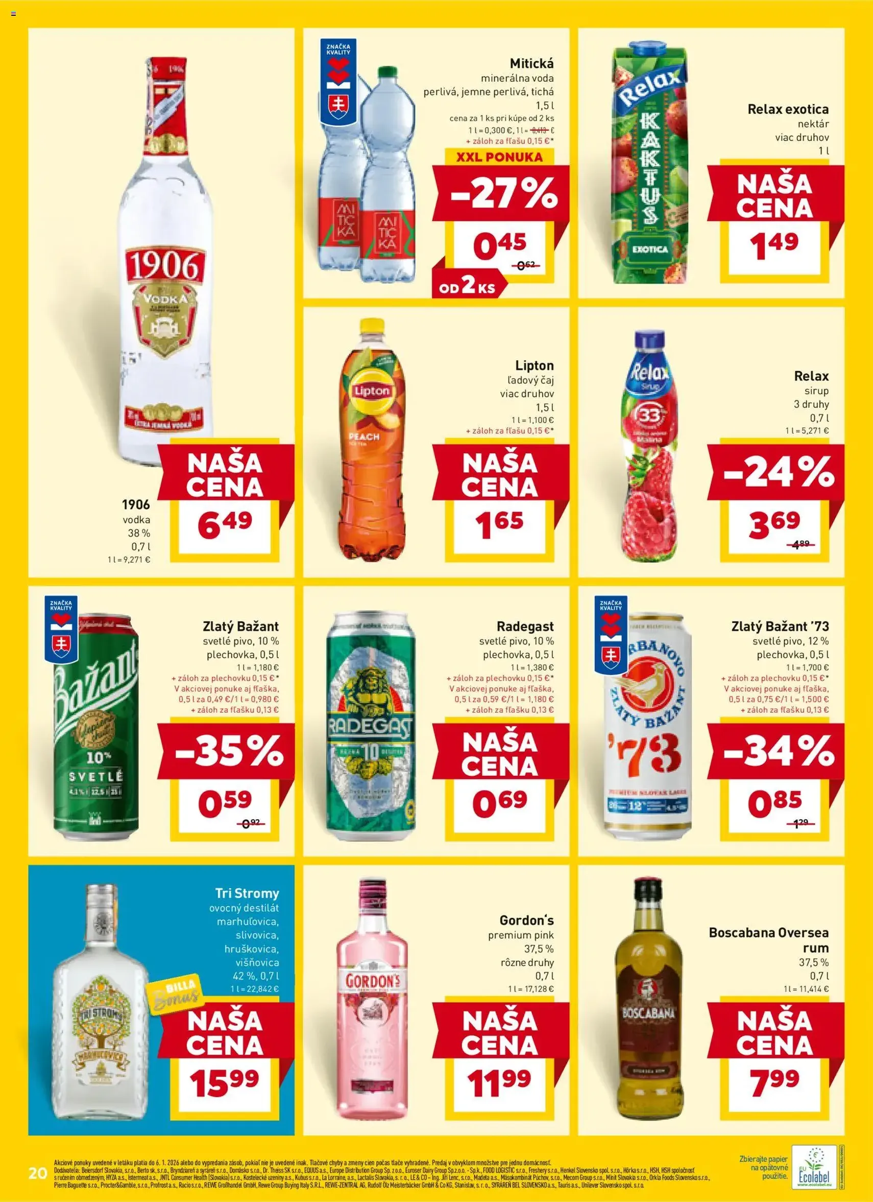 Billa leták - platný leták od 02.01.2026 strana 20 z 24