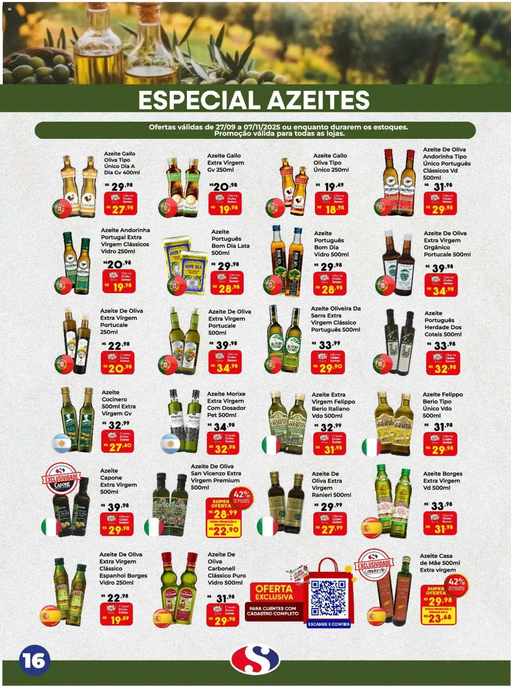 Semar Supermercado - Ofertas do Mês - folheto válido a partir de 27/09/2025 página 16 de 24 Semar Supermercado - Ofertas do Mês - folheto válido a partir de 27/09/2025 página 16 de 24