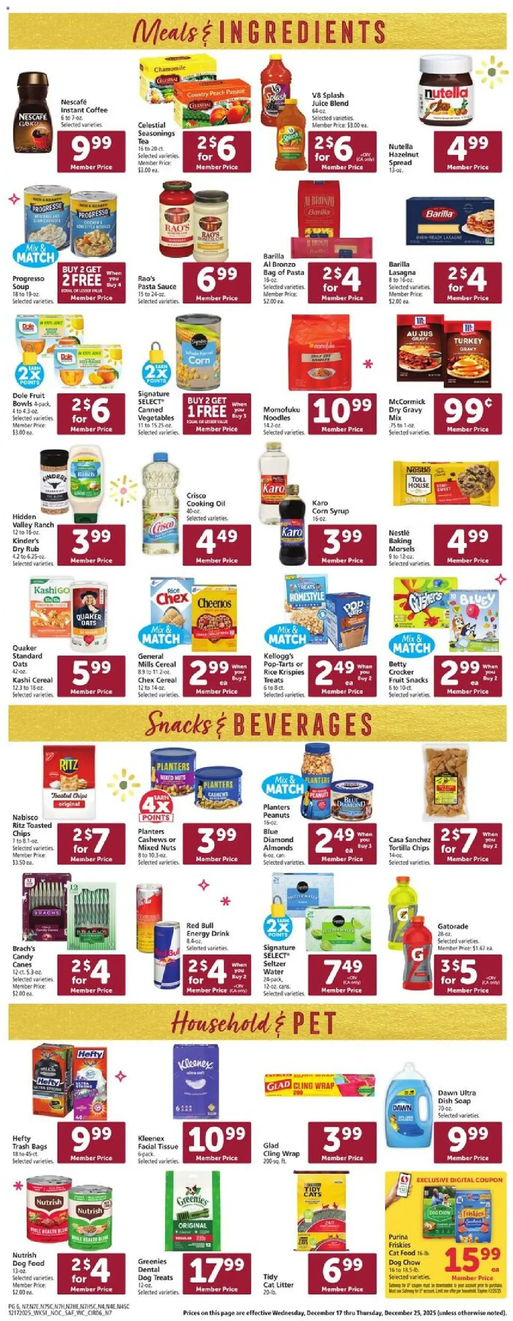 Safeway Weekly Ad - valid flyer from 12/17/2025, page 8 of 14