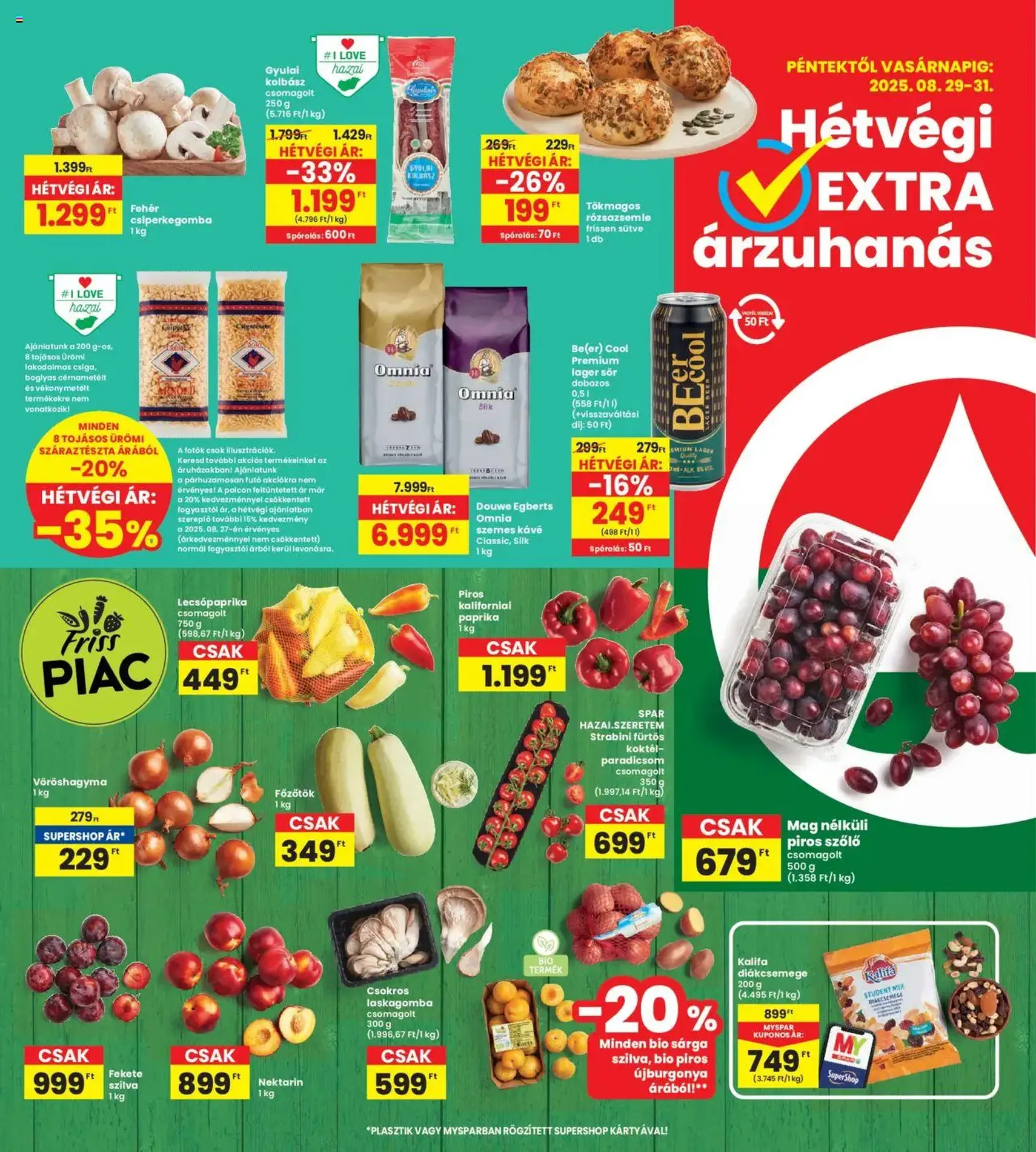 Interspar Akciós újság - 2025.08.28. érvényes szórólap 20 oldal 20 oldalból Interspar Akciós újság - 2025.08.28. érvényes szórólap 20 oldal 20 oldalból