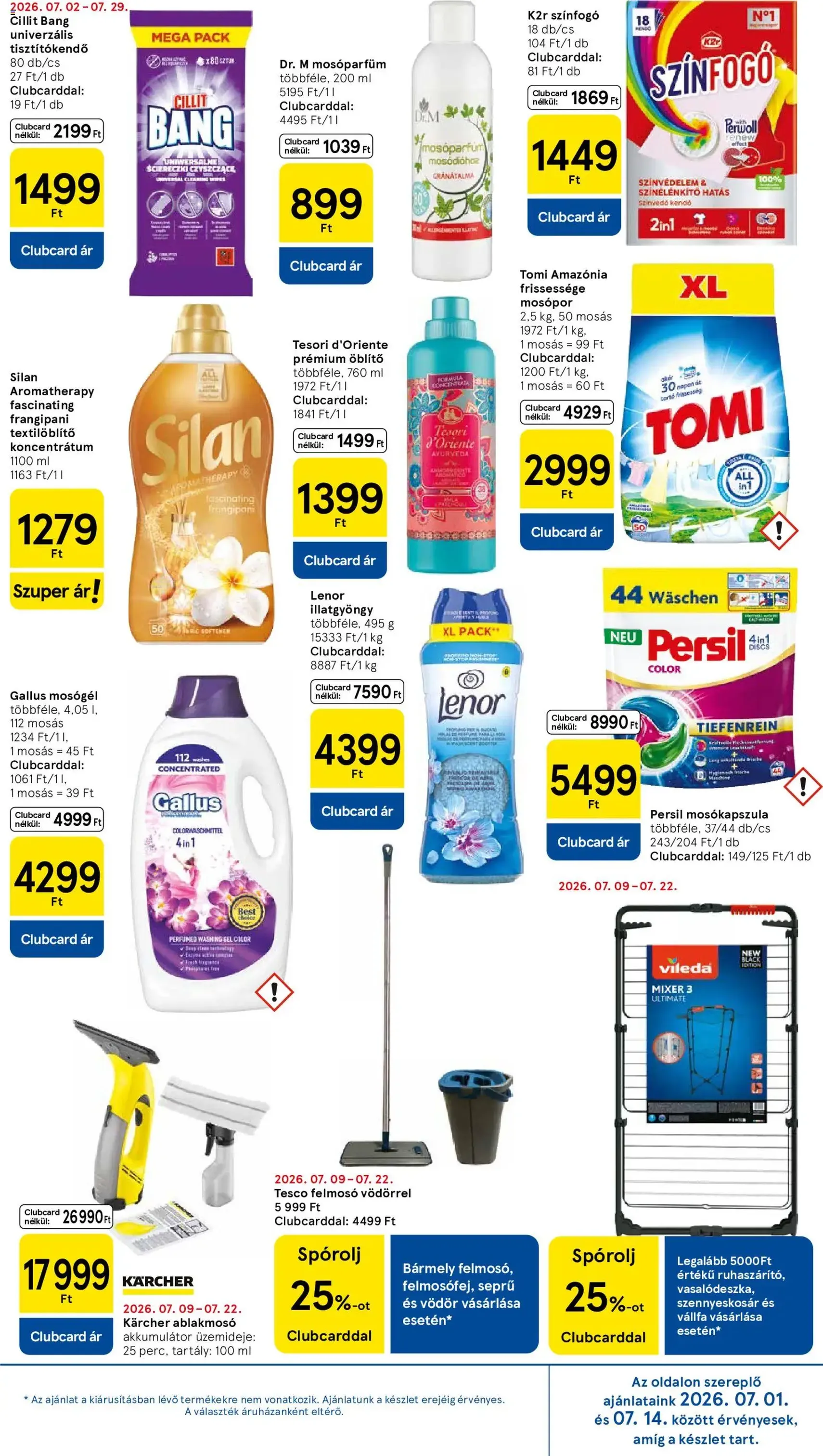Tesco aktuális akciós újság - 2026.07.09. érvényes szórólap 11 oldal 32 oldalból