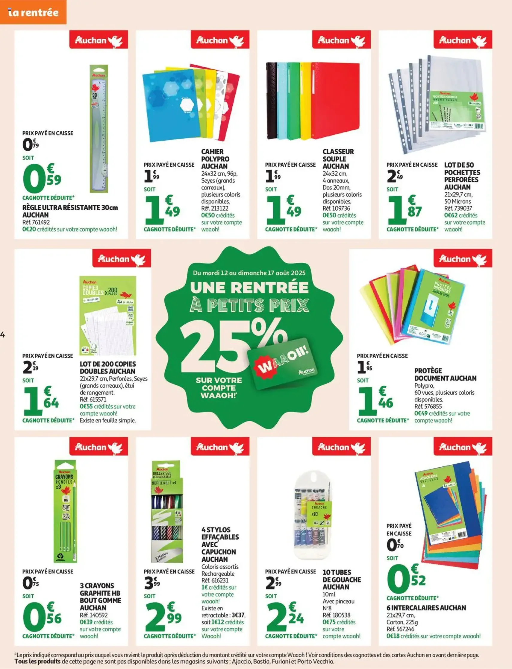 Auchan prospectus - brochure valable à partir du 12/08/2025, page 4 sur 38 Auchan prospectus - brochure valable à partir du 12/08/2025, page 4 sur 38