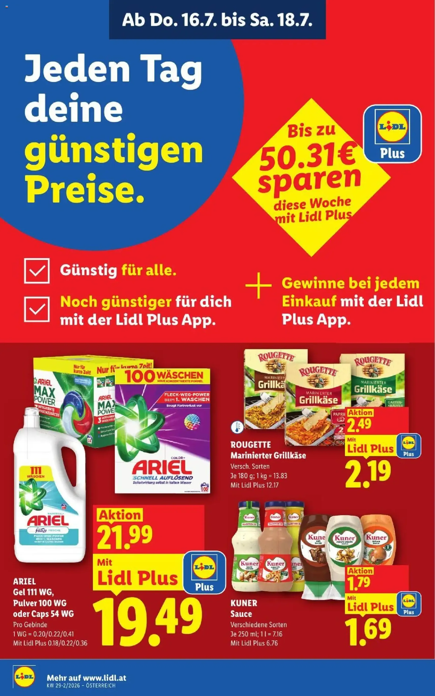 Lidl - Flugblatt - Gültiger Prospekt ab 16.07.2026, Seite 2 von insgesamt 54