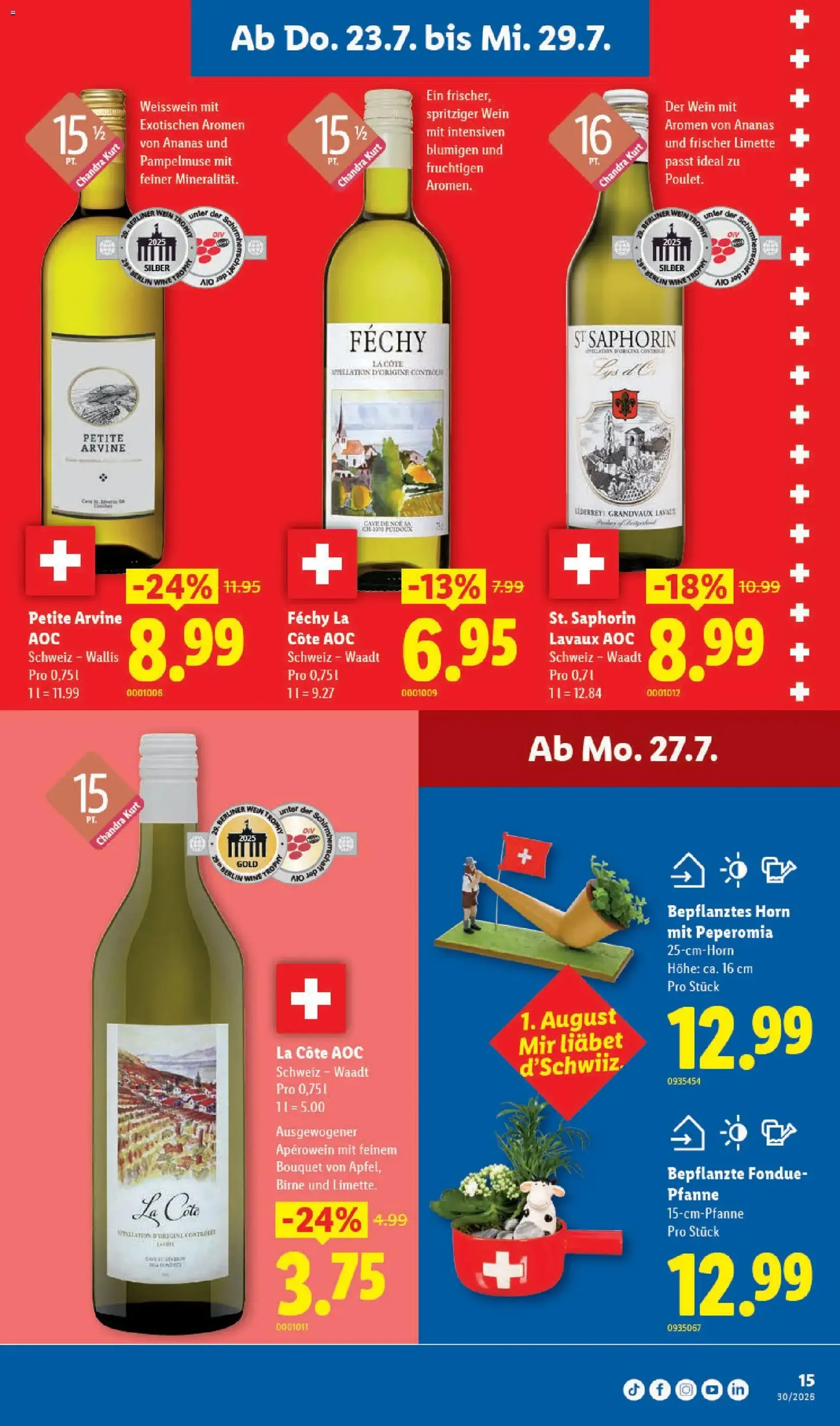 Lidl aktionen - Gültiger Prospekt ab 23.07.2026, Seite 15 von insgesamt 32