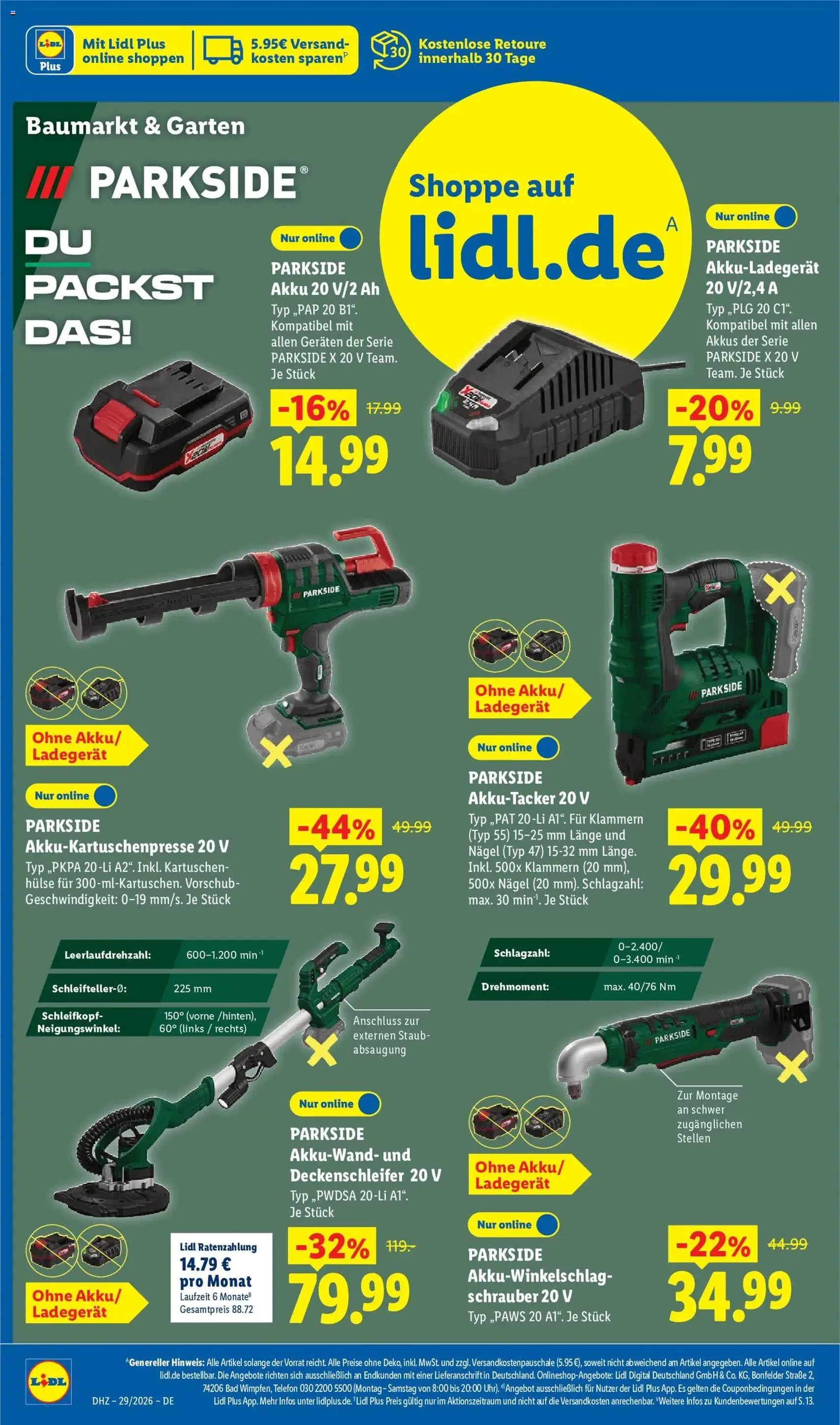 Lidl Prospekt - Gültiger Prospekt ab 13.07.2026, Seite 34 von insgesamt 72
