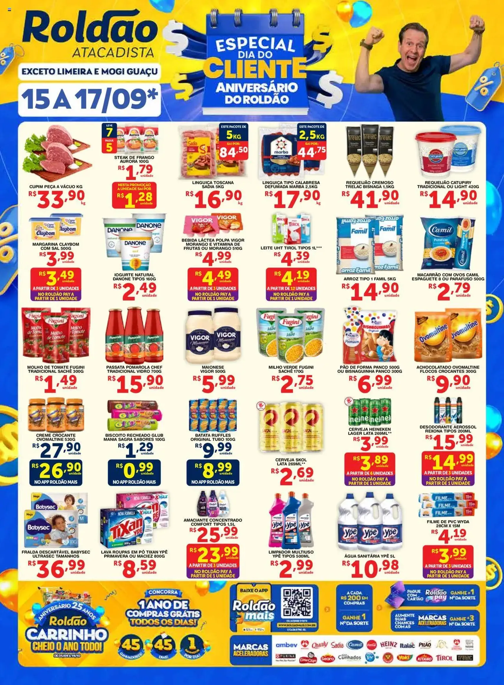 Roldão - Ofertas Festival Dia do Cliente - folheto válido a partir de 15/09/2025 página 1 de 2