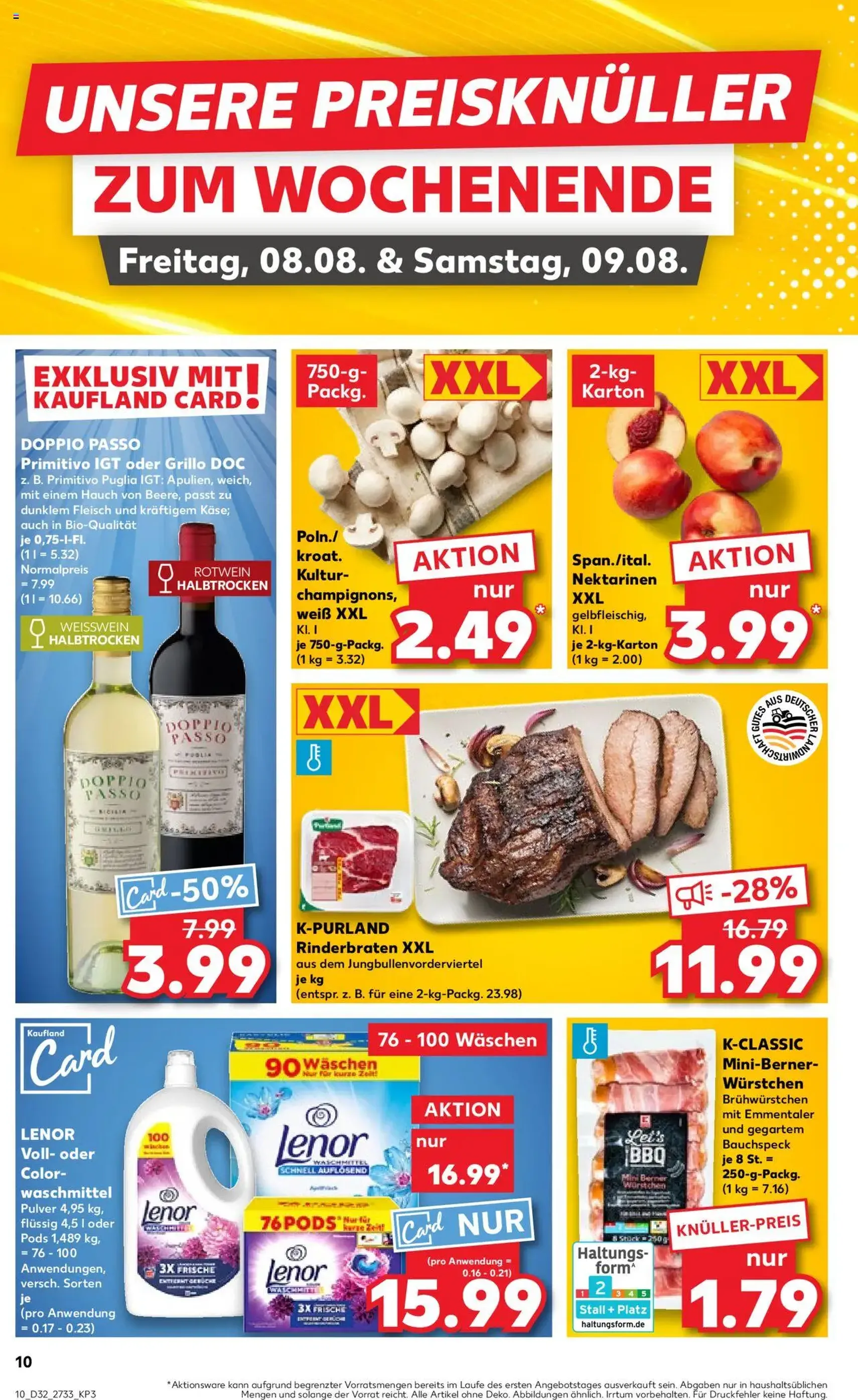 Kaufland Prospekt - Gültiger Prospekt ab 07.08.2025, Seite 10 von insgesamt 60 Kaufland Prospekt - Gültiger Prospekt ab 07.08.2025, Seite 10 von insgesamt 60