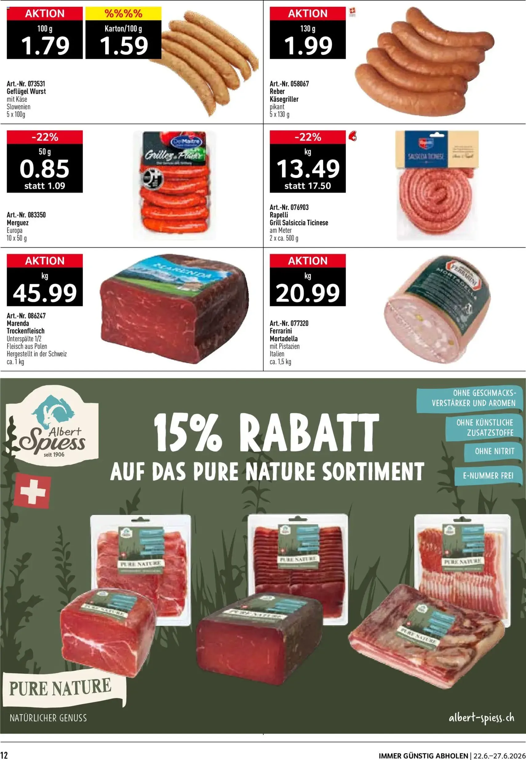 Prodega aktionen - Gültiger Prospekt ab 22.06.2026, Seite 12 von insgesamt 40